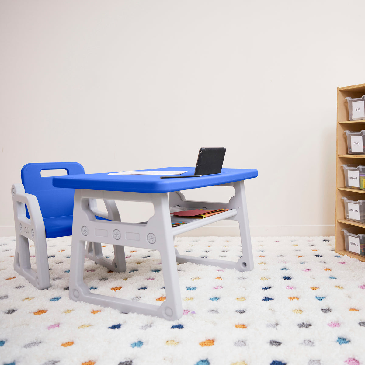 Toddler Plus Desk and Chair Set, 2-Piece