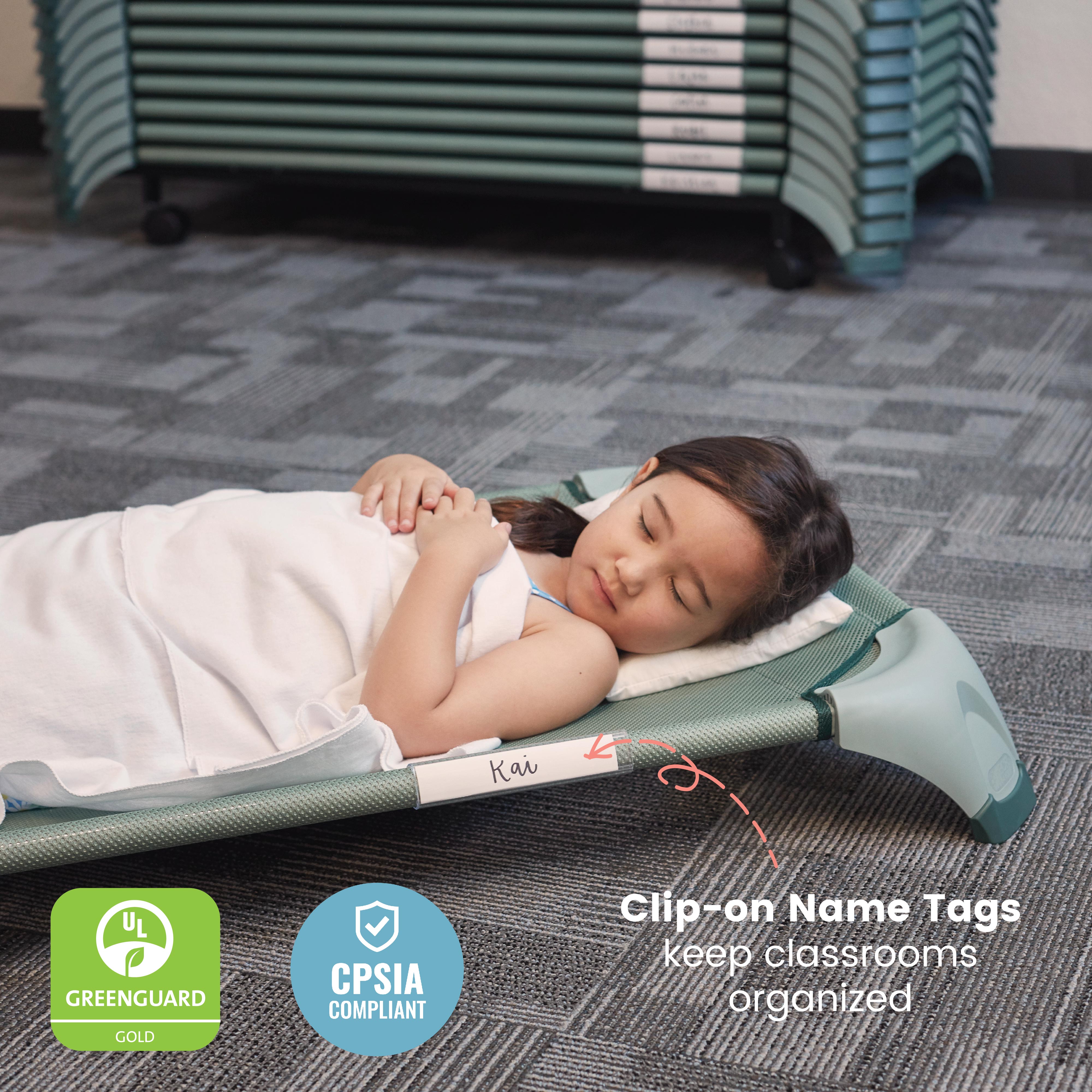 Stackable Cozy Cots with Storage Trolley, 6-Pack
