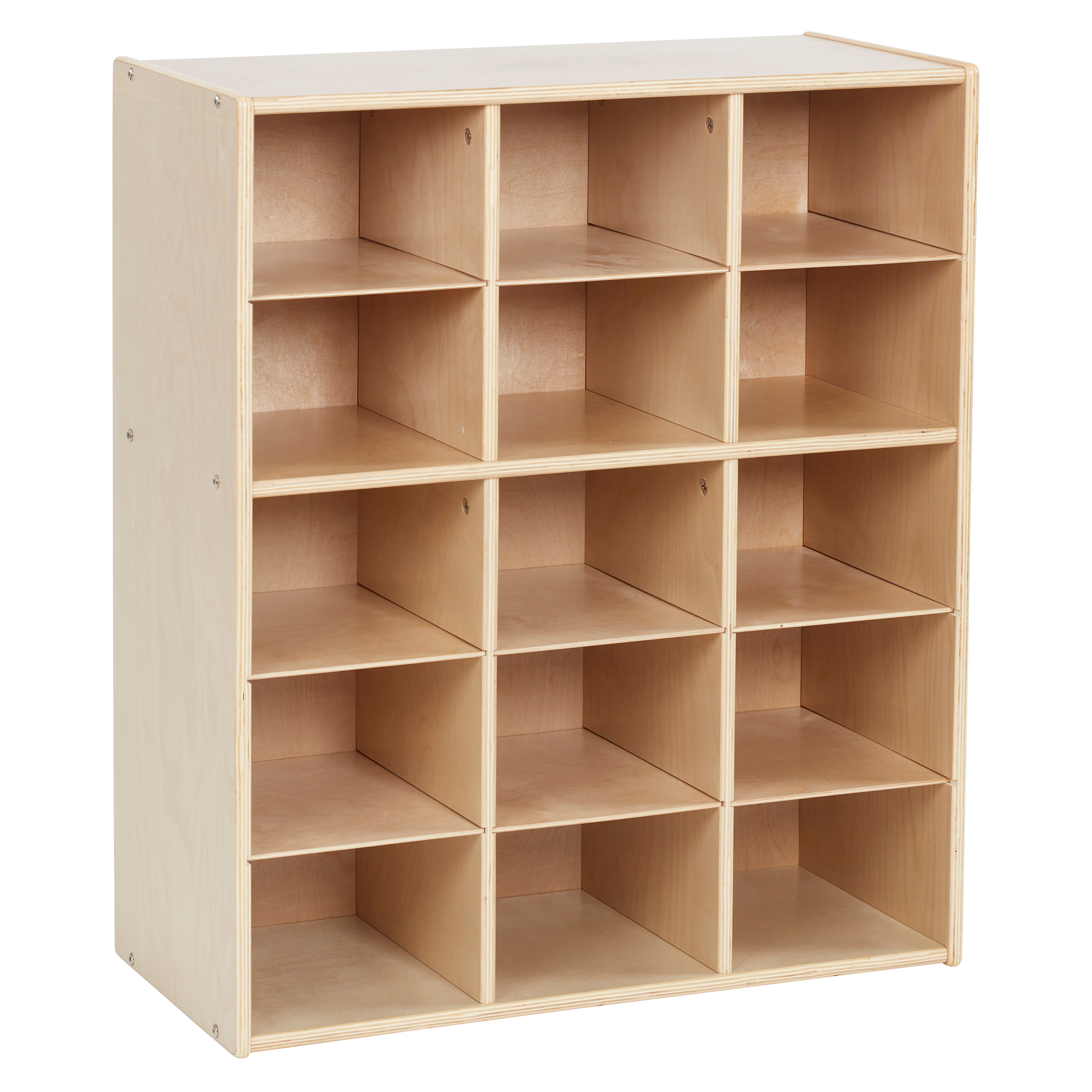 Streamline 15 Cubby Tray Storage Cabinet, 5x3