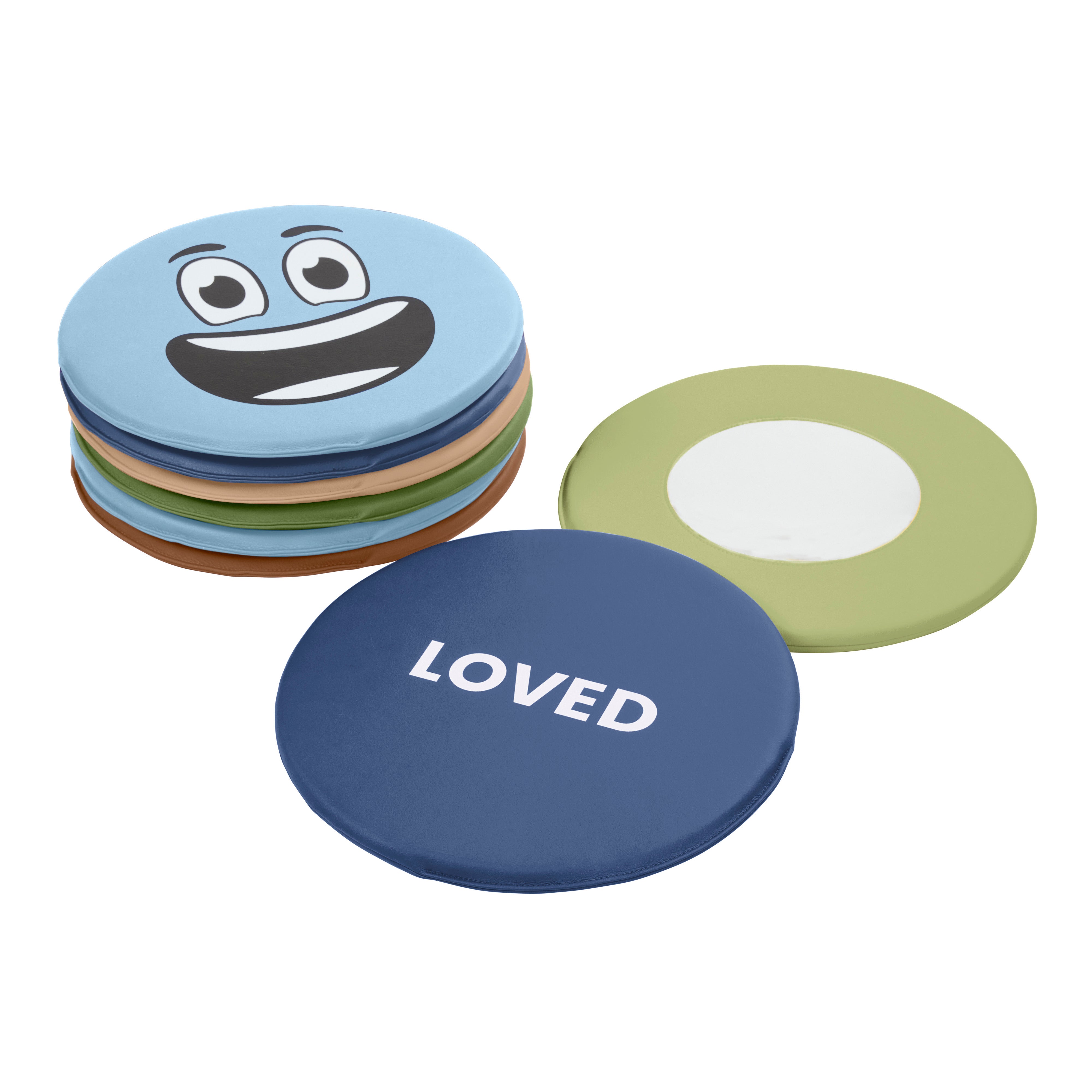 Emotion Pads with Mirror, English, 8-Piece