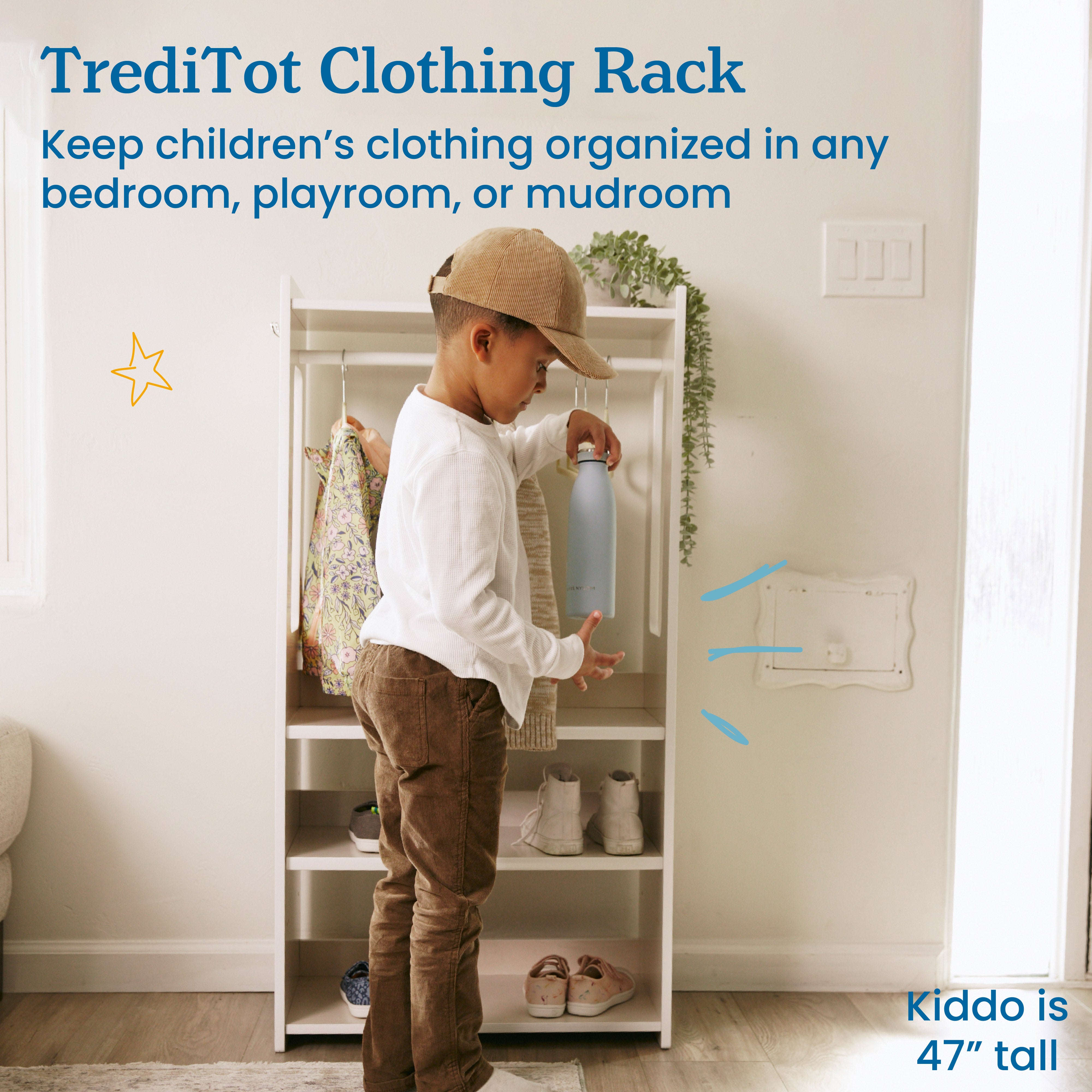 TrendiTot Clothing Rack
