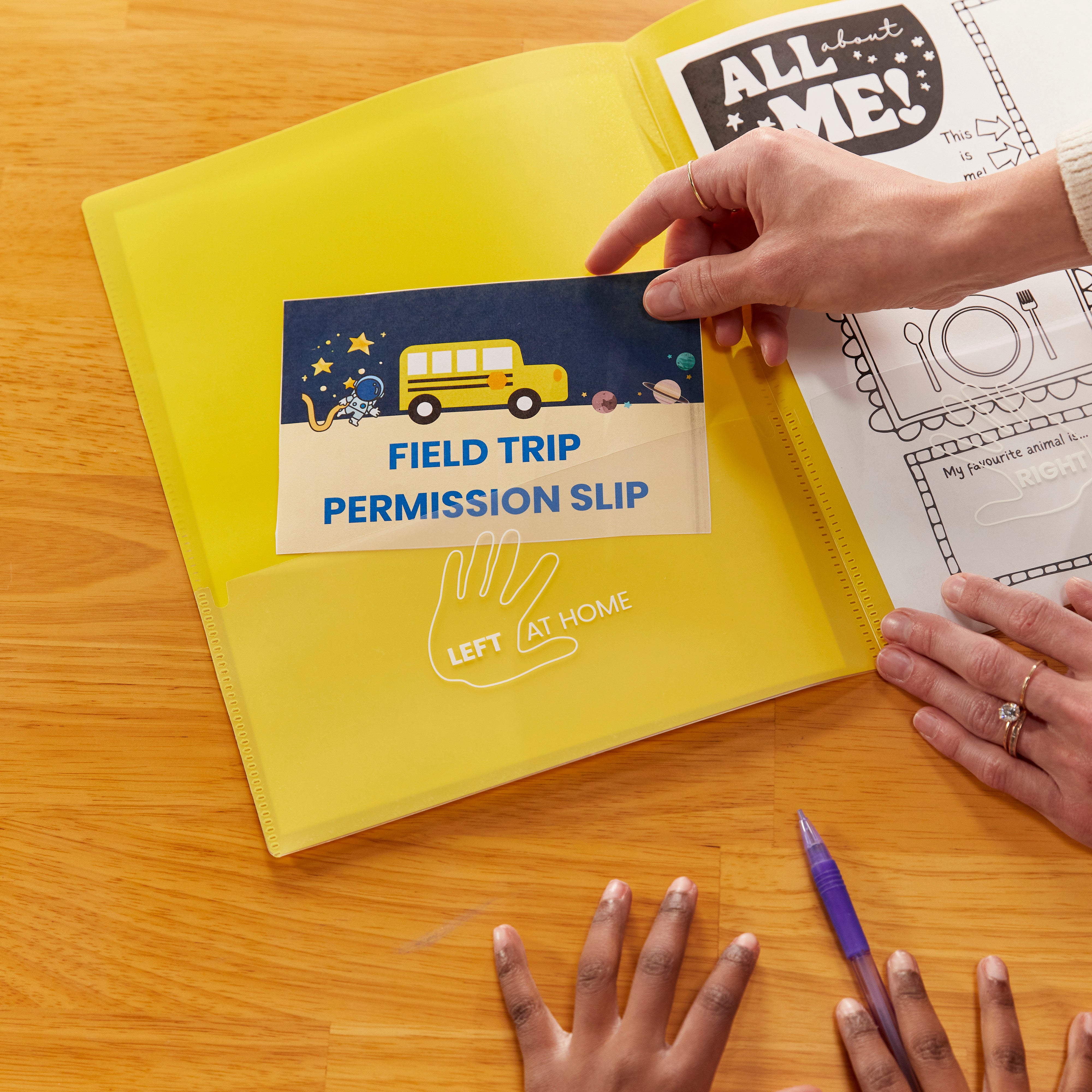 2-Pocket Parent-Teacher Classroom Communication Folder, 36-Piece