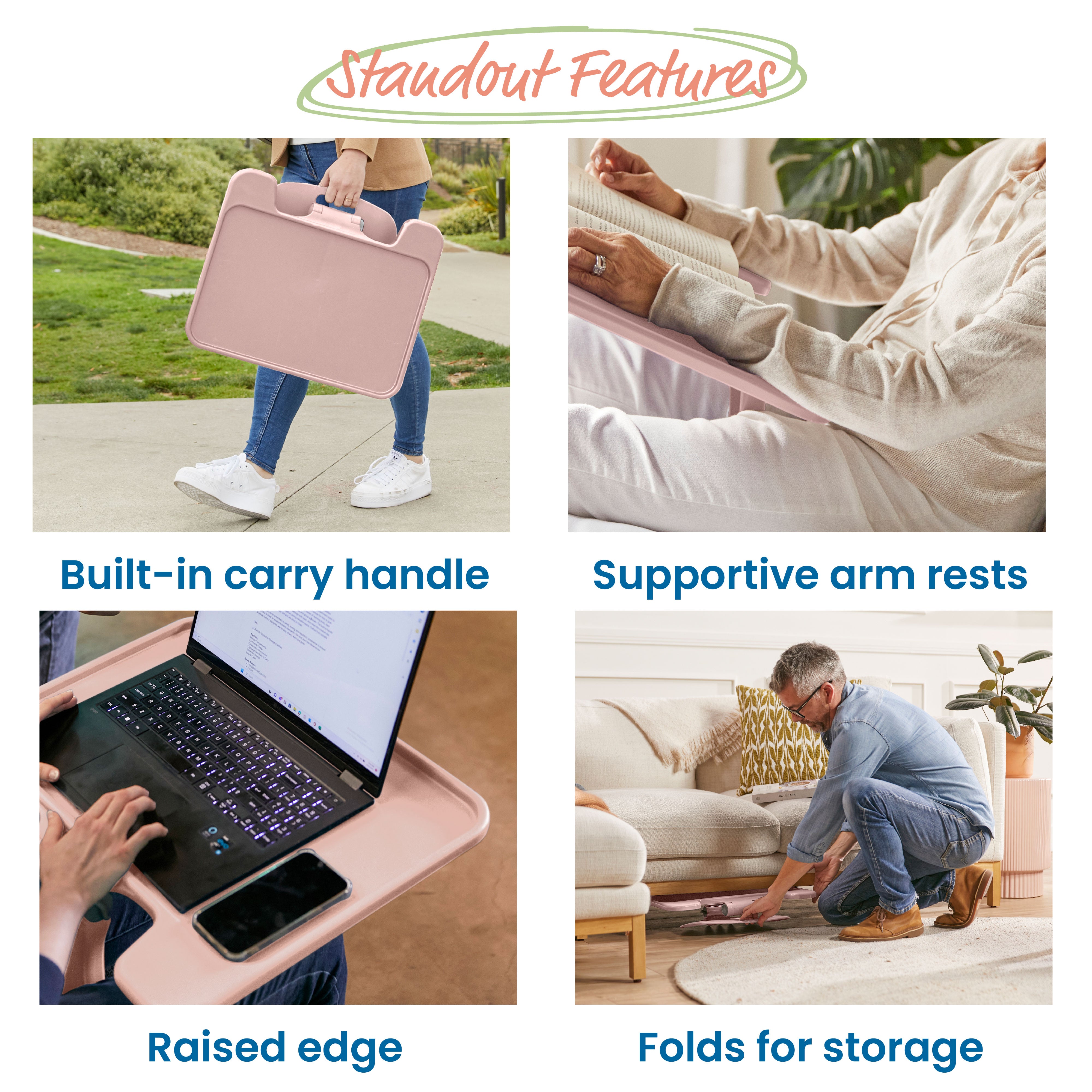 The Surf Folding Portable Lap Desk, Large