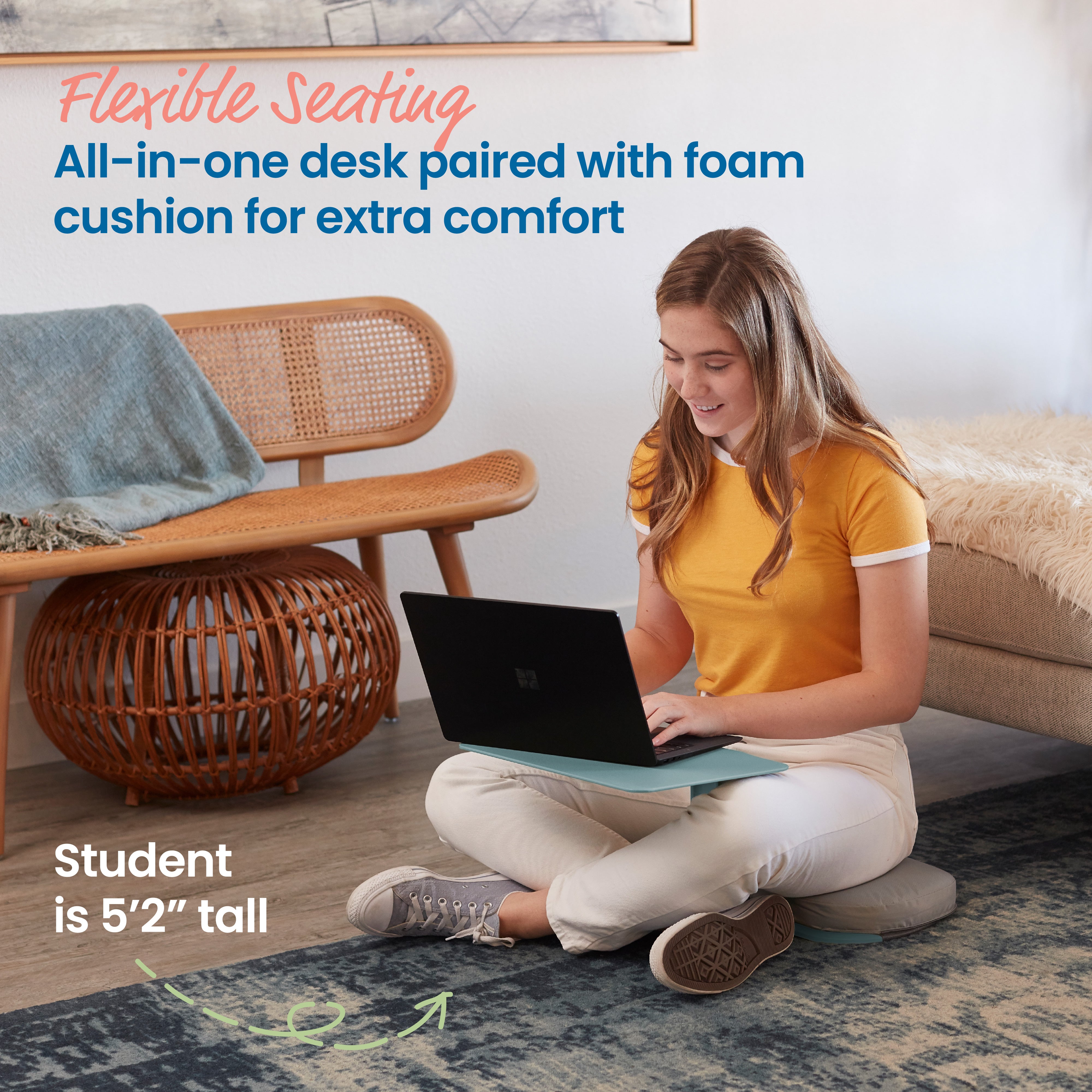 The Surf Portable Lap Desk with Cushion, 10-Piece