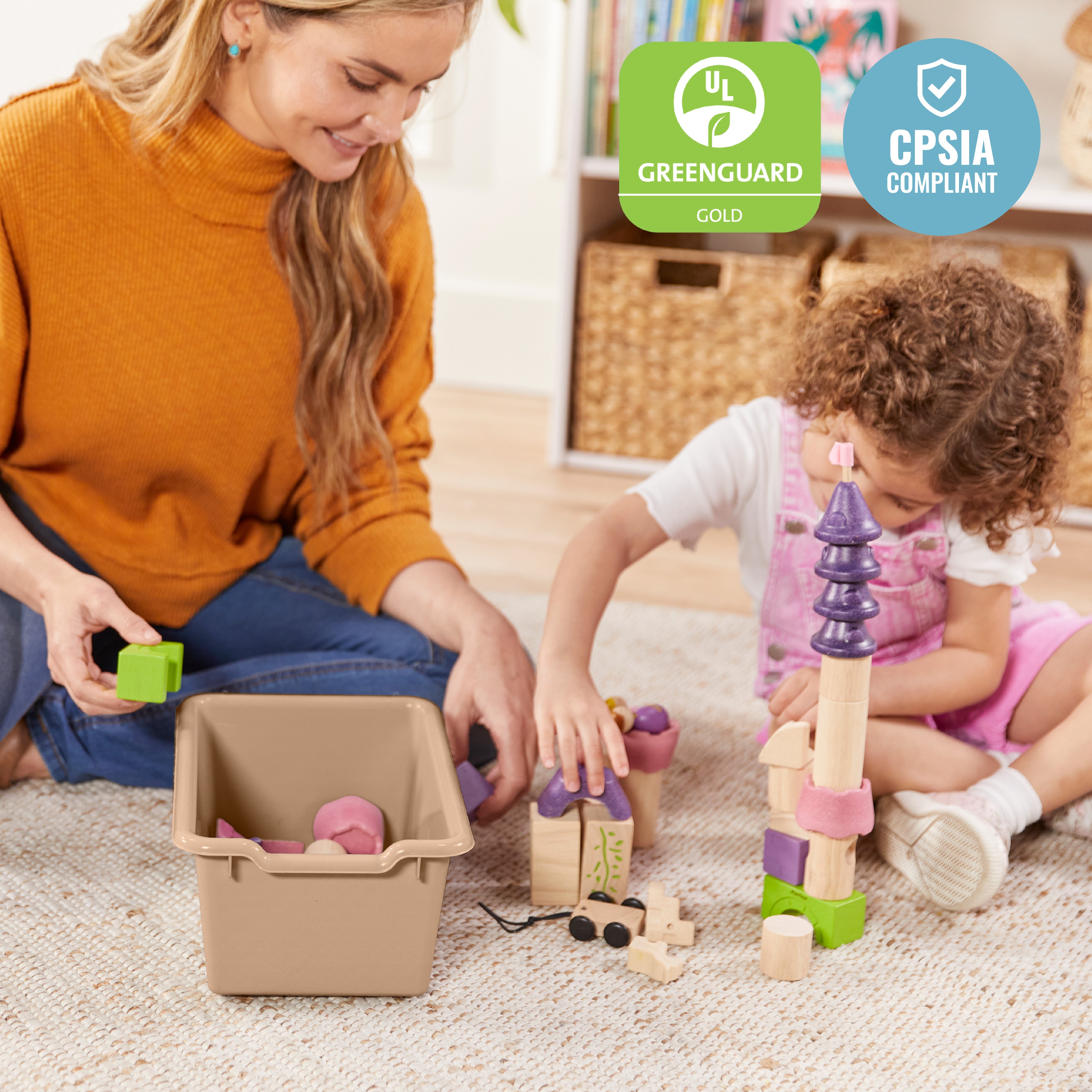 Scoop Front Storage Bins, 10-Piece