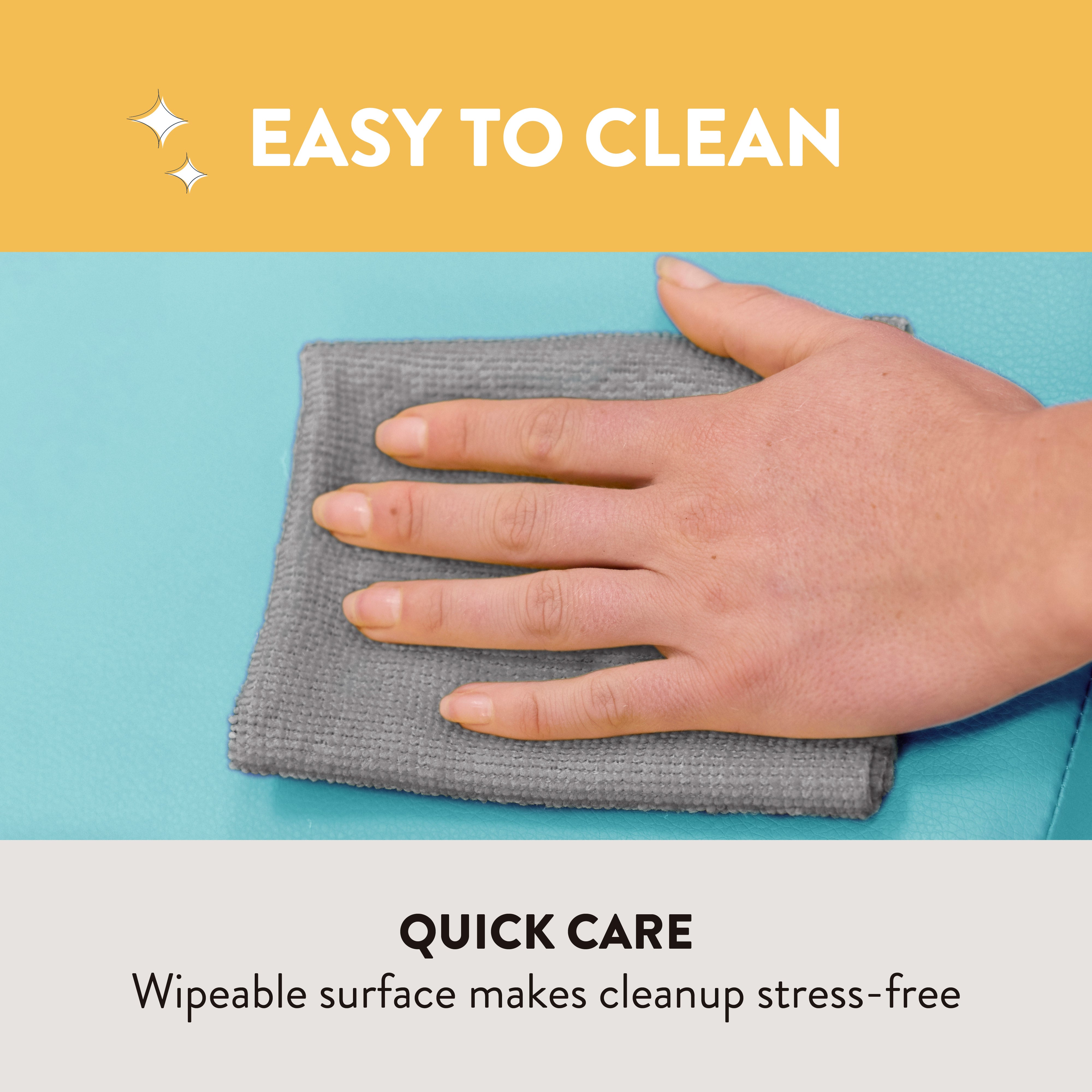 Contoured Portable Baby Changing Pad with Carry Handle