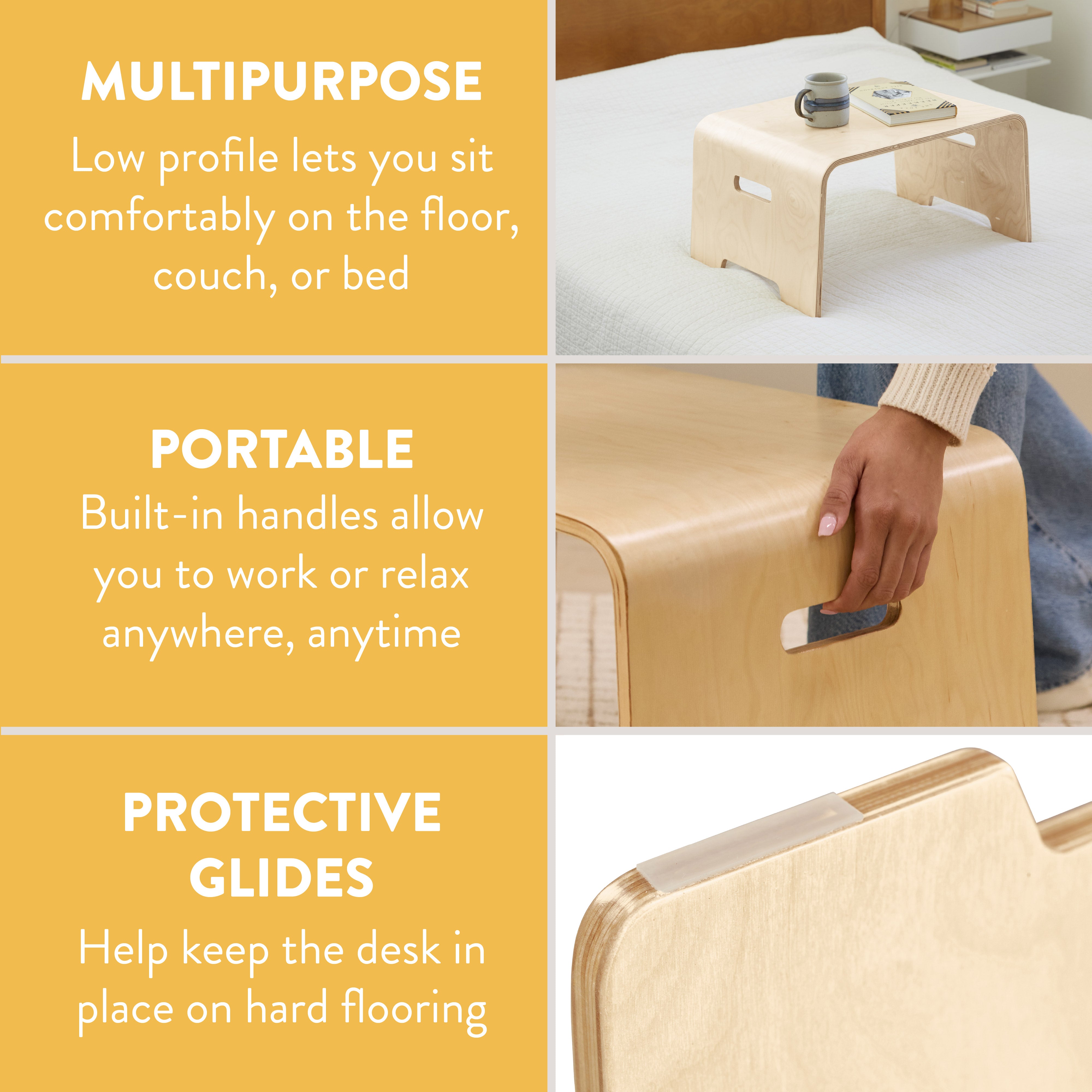 Bentwood Student Floor Lap Desk