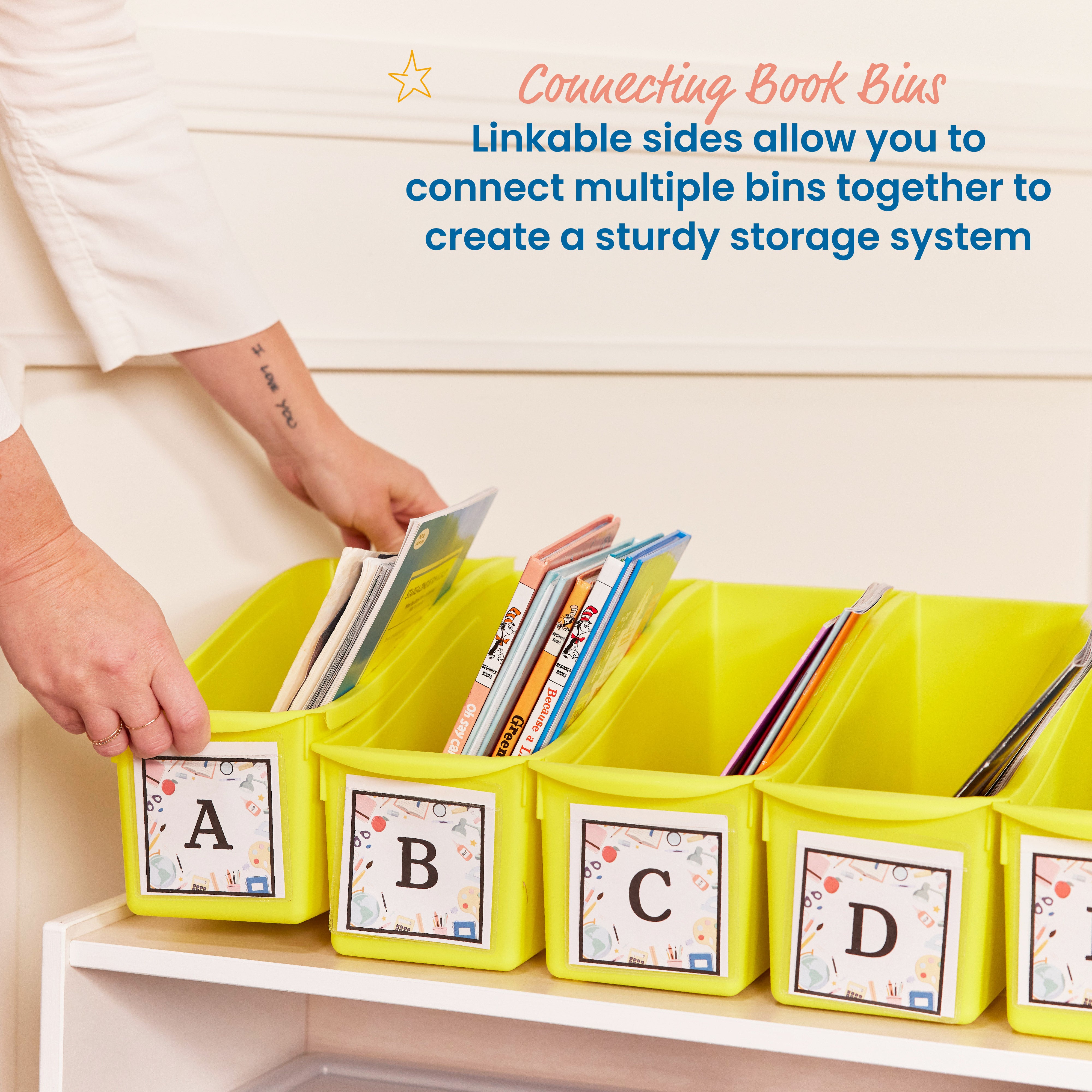 Linking Book Bin, 10-Piece