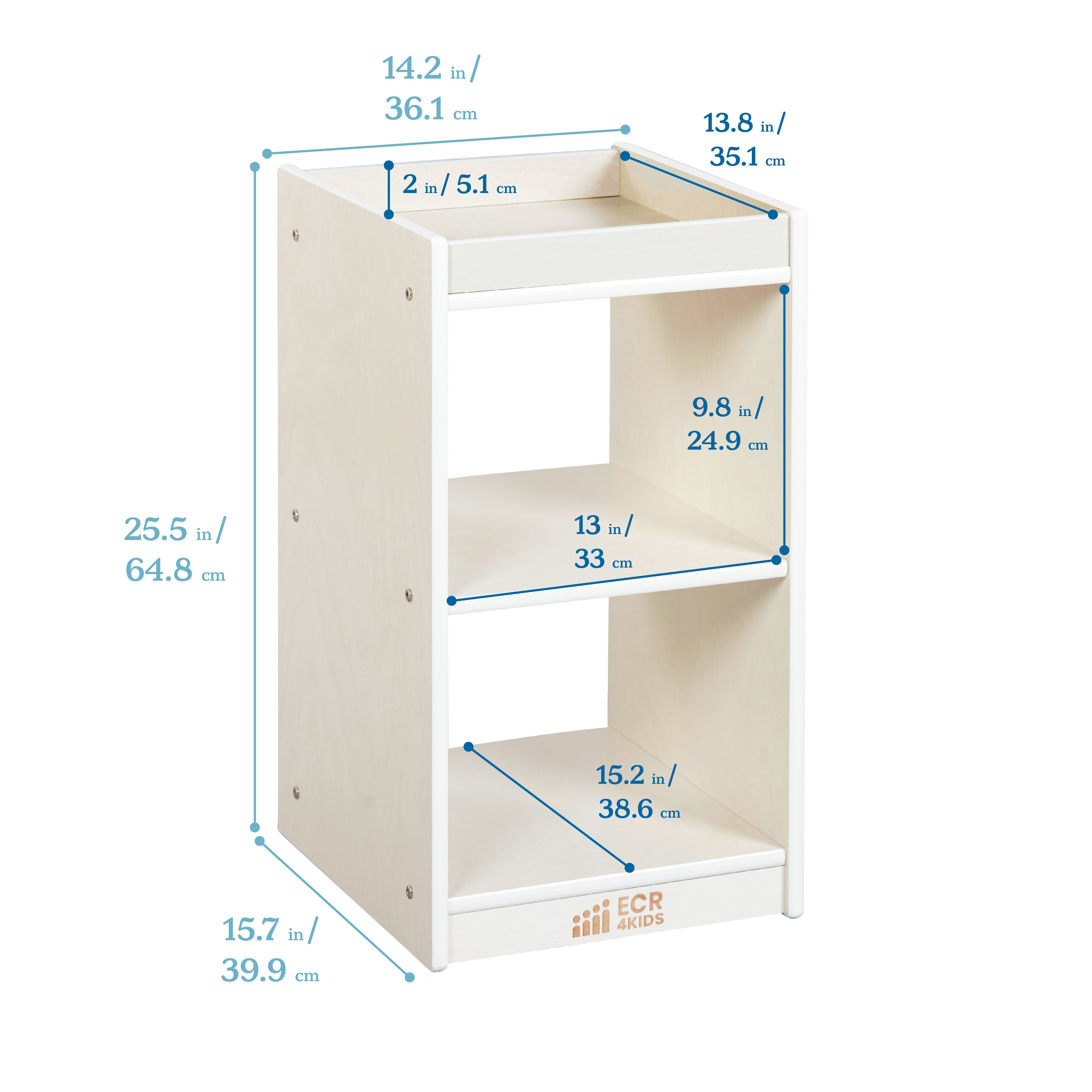 2-Cube Vertical Storage Cabinet