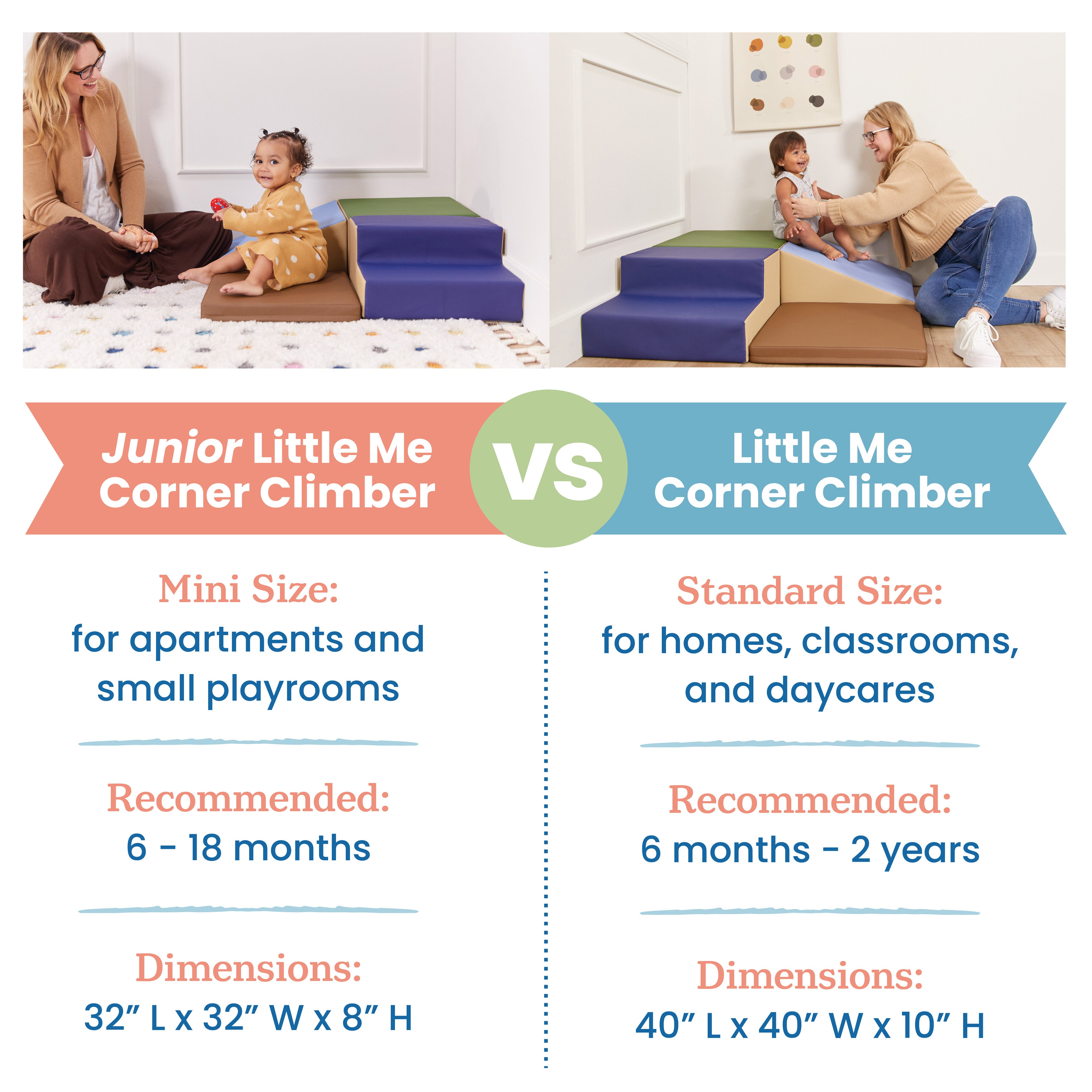 Junior Little Me Corner Climber, 4-Piece