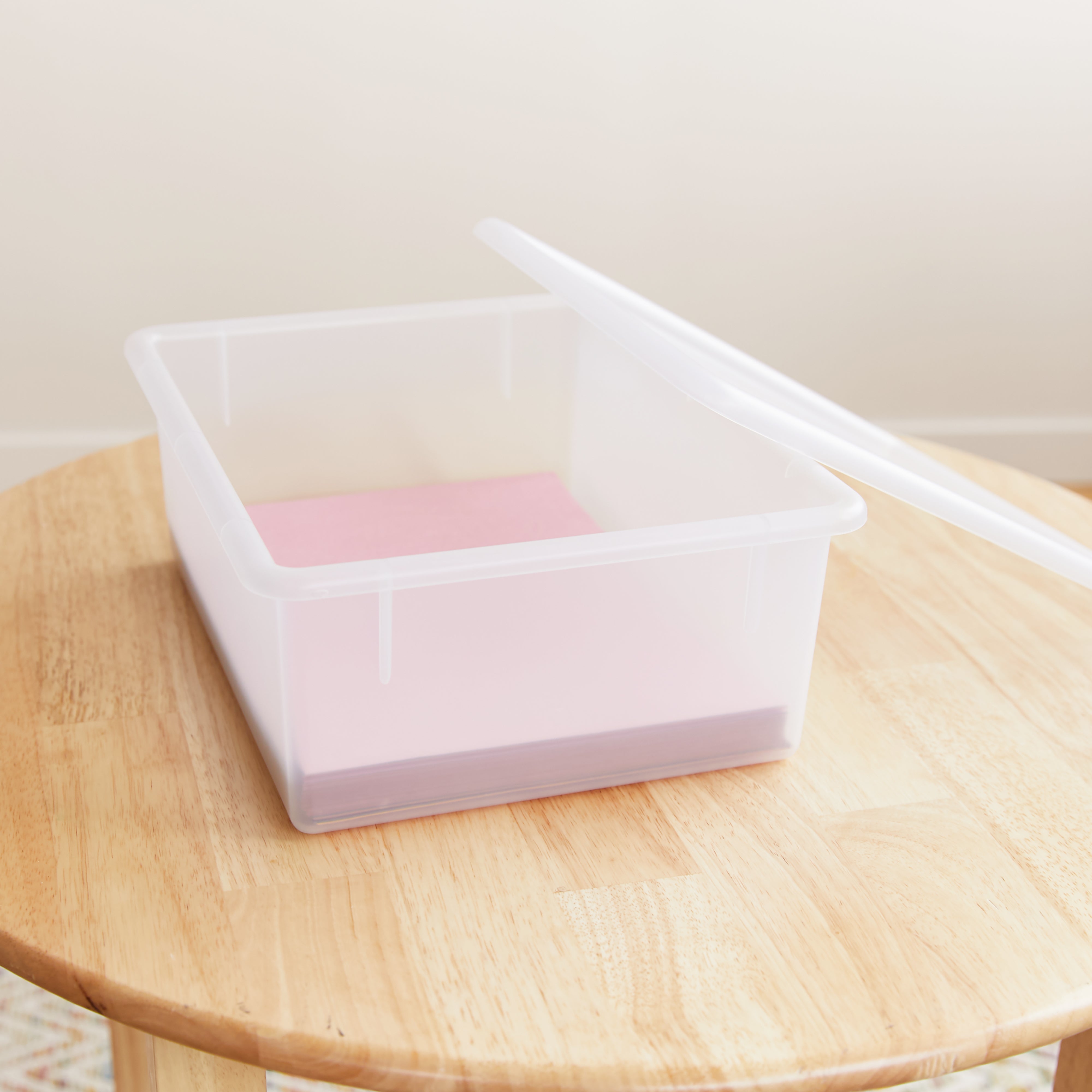 Letter Size Deep Tray with Lid, 10-Piece