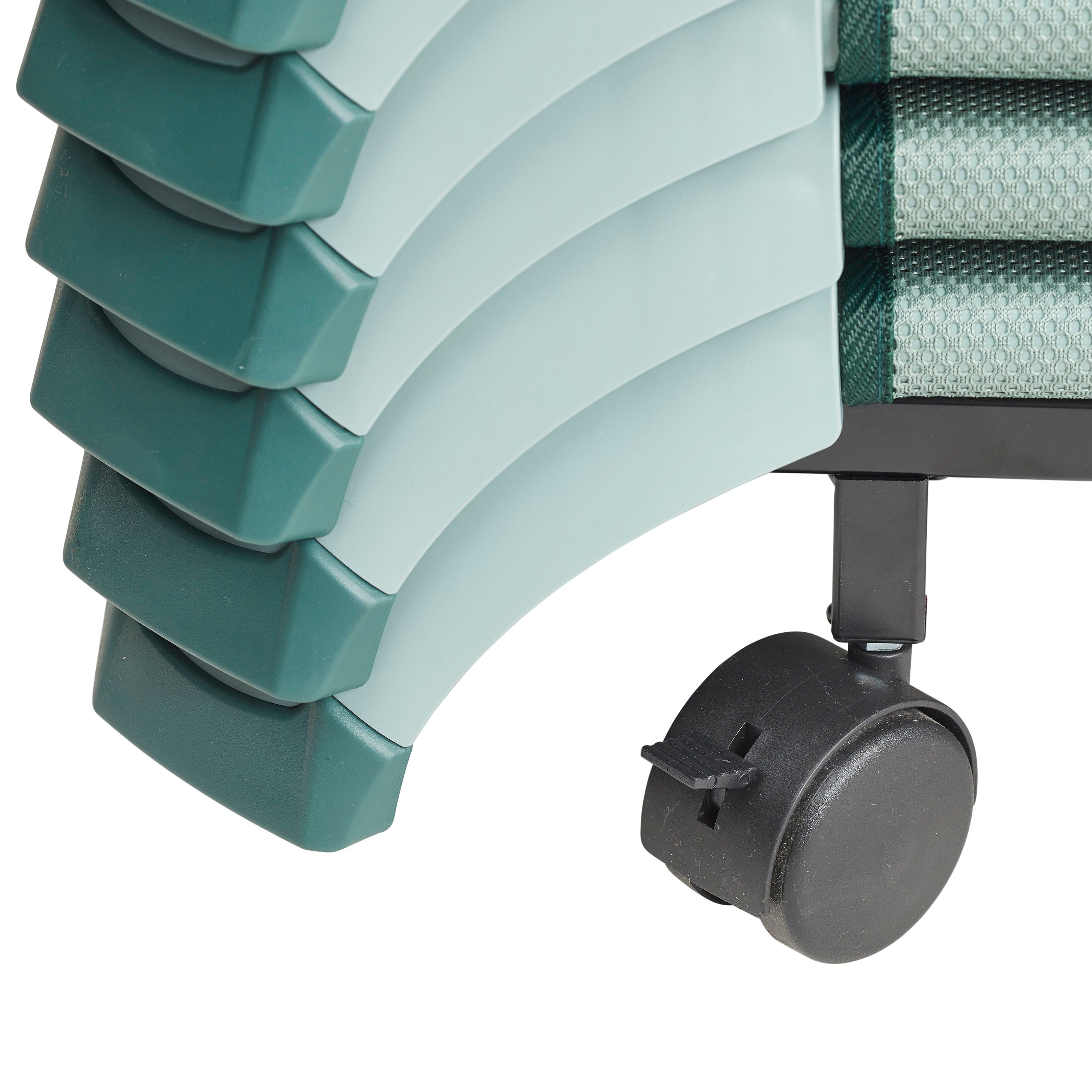Stackable Cozy Cots with Storage Trolley, 6-Pack