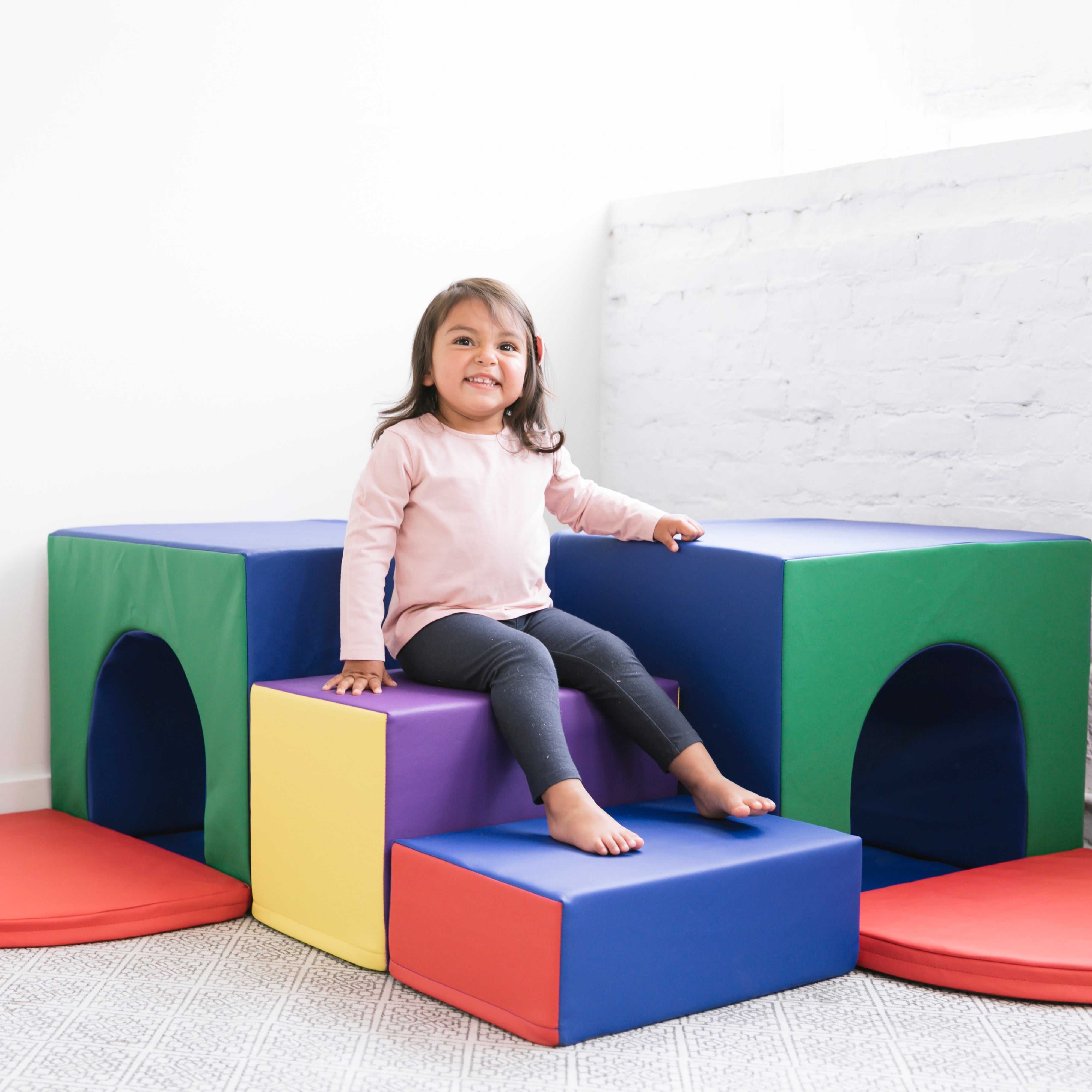 Tunnel Maze Corner Climber, 7-Piece
