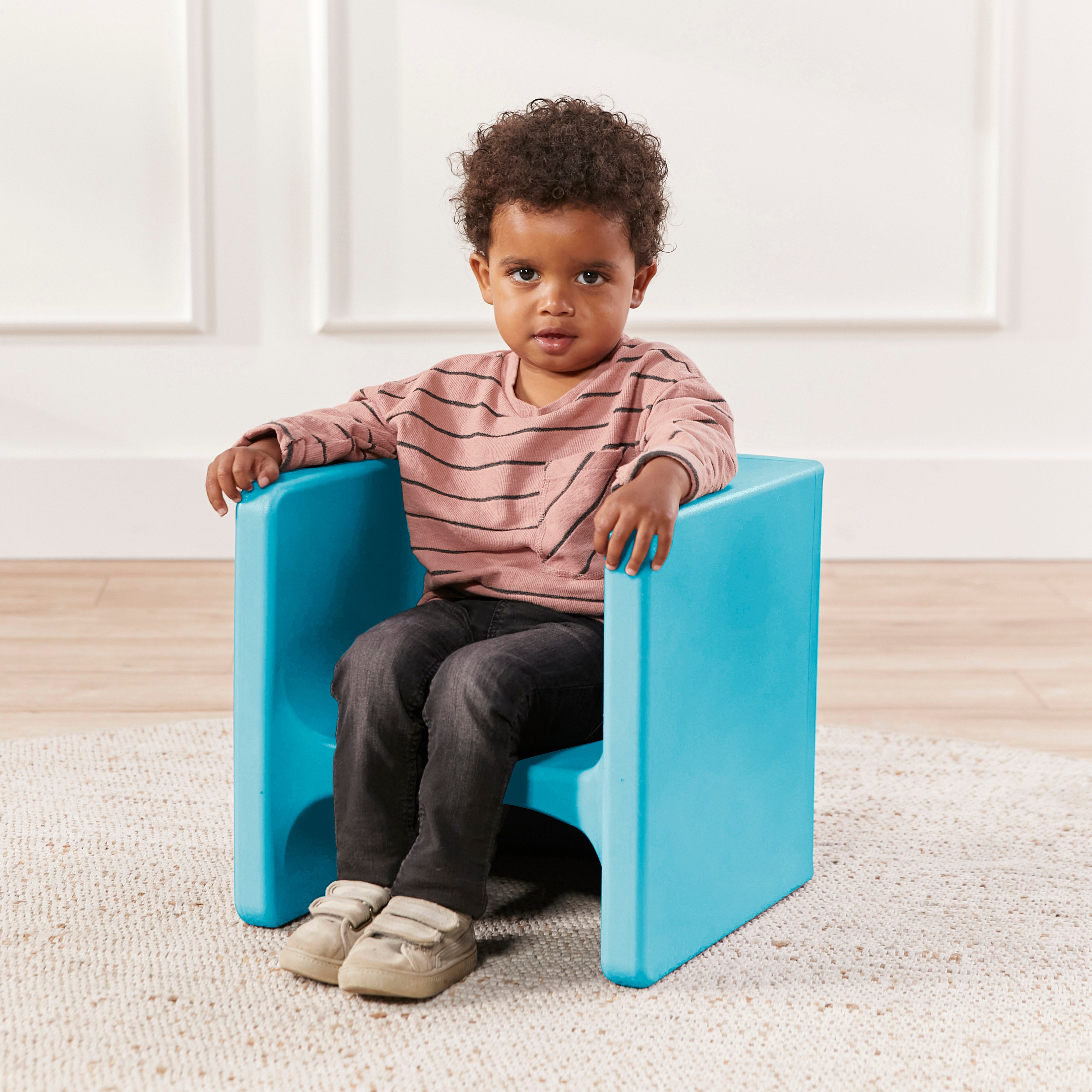 Tri-Me Table and Cube Chair Set, 3-Piece
