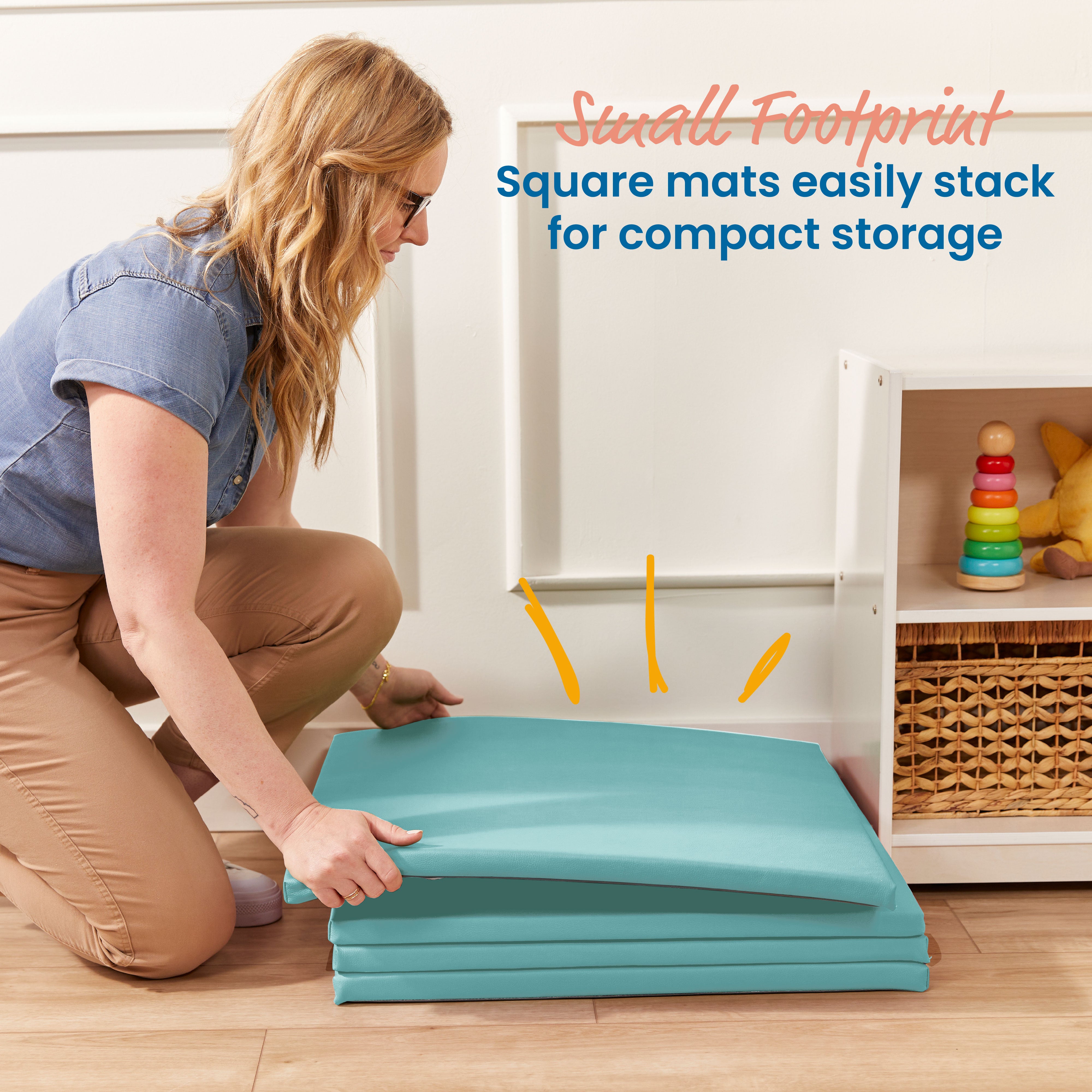 Play Patch Activity Mat Squares, 4-Pack