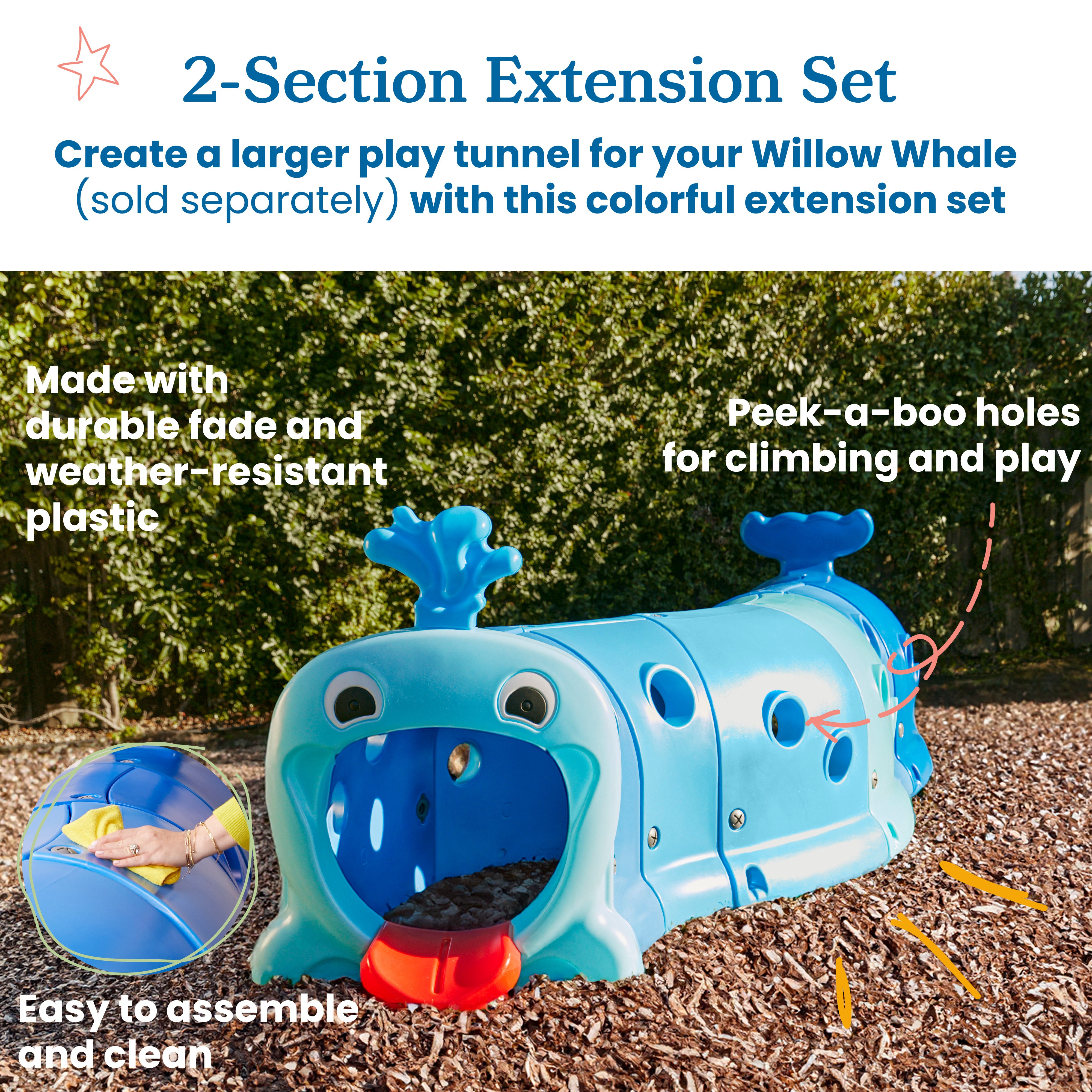 Climb-N-Crawl, 2-Section Extension Set