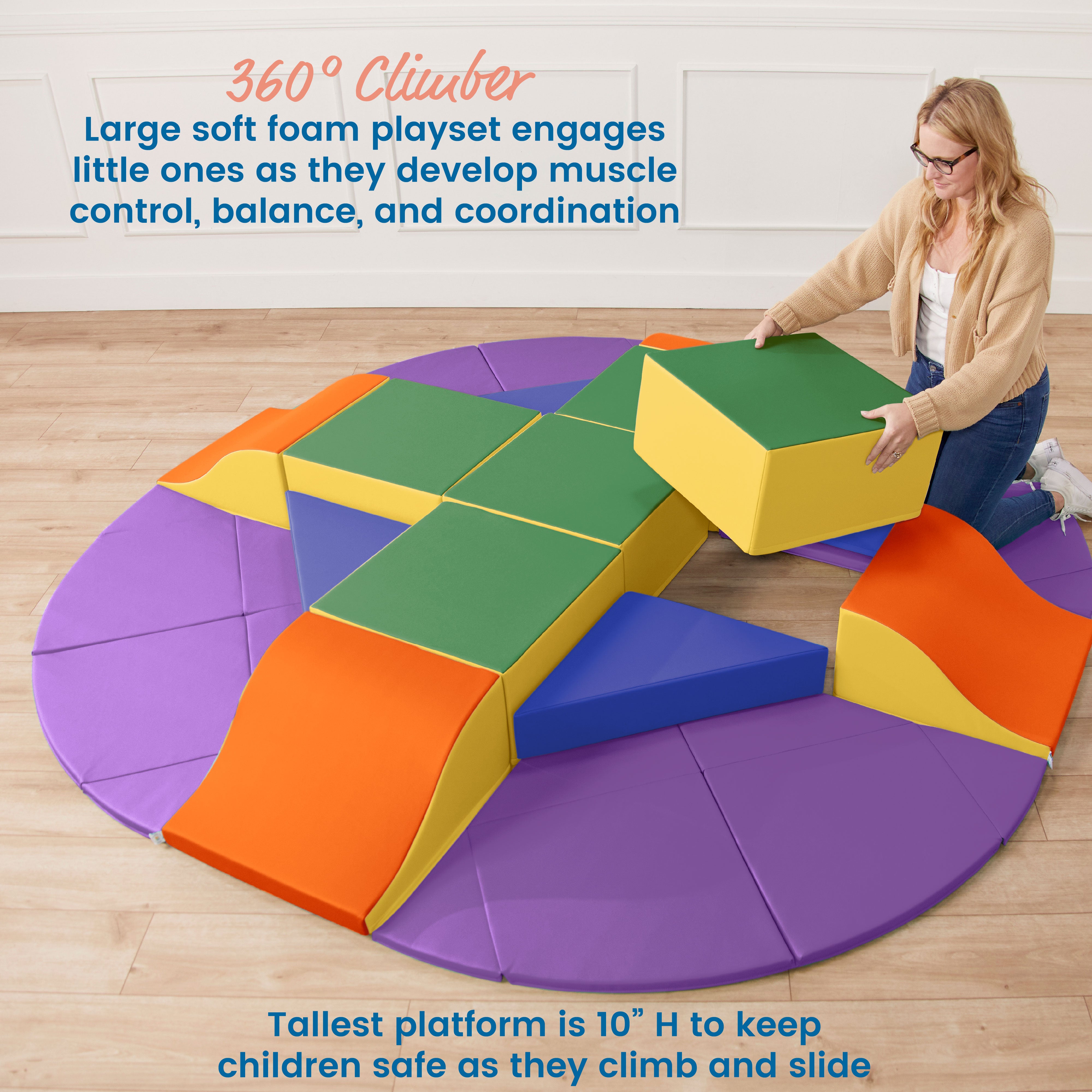 Adventurer's Summit with Slides, 17-Piece
