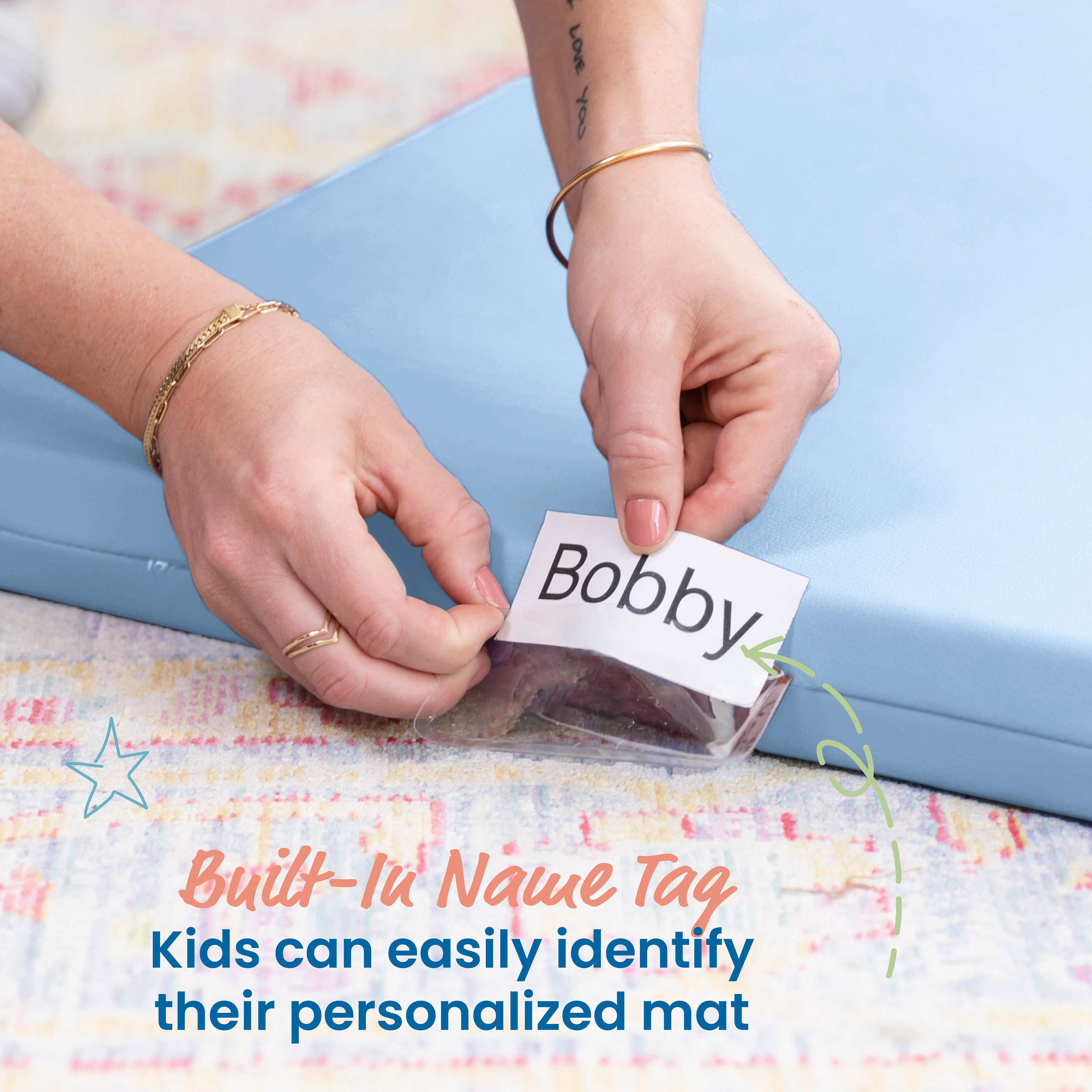 Rainbow Rest Mat, 2in, 5-Piece