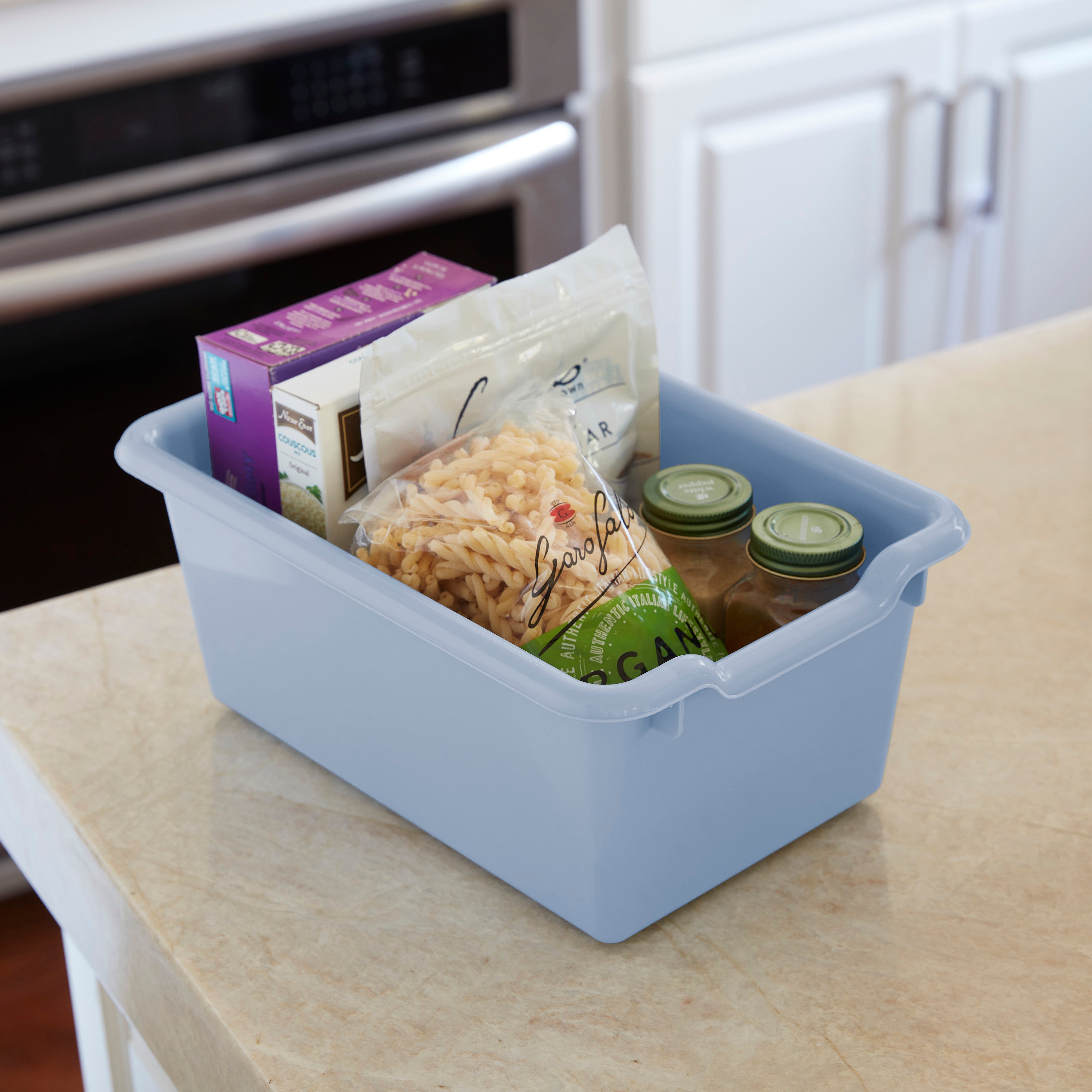 Scoop Front Storage Bins, Multipurpose Organization, 10-Pack