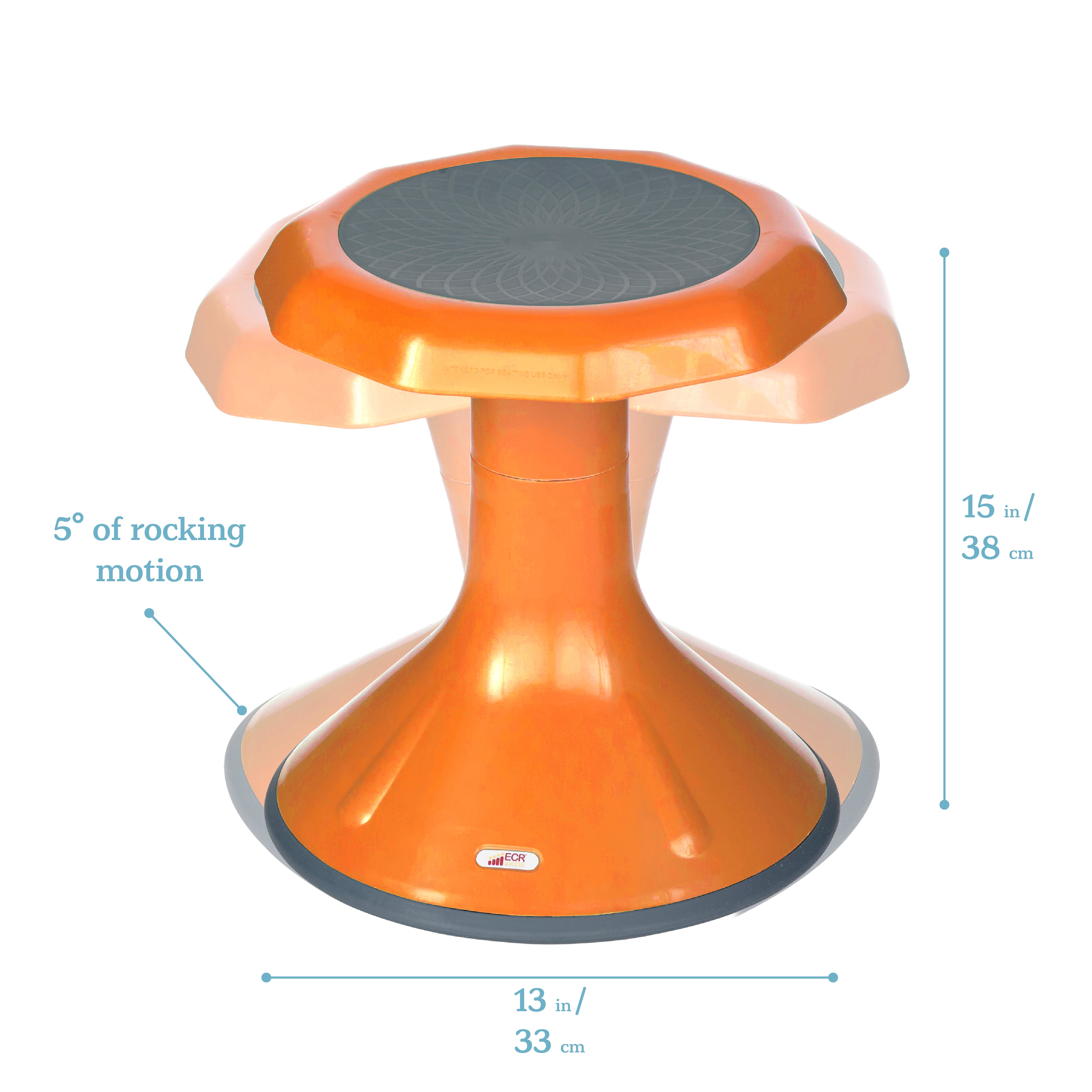 ACE Active Core Engagement Wobble Stool, 15-Inch Seat Height