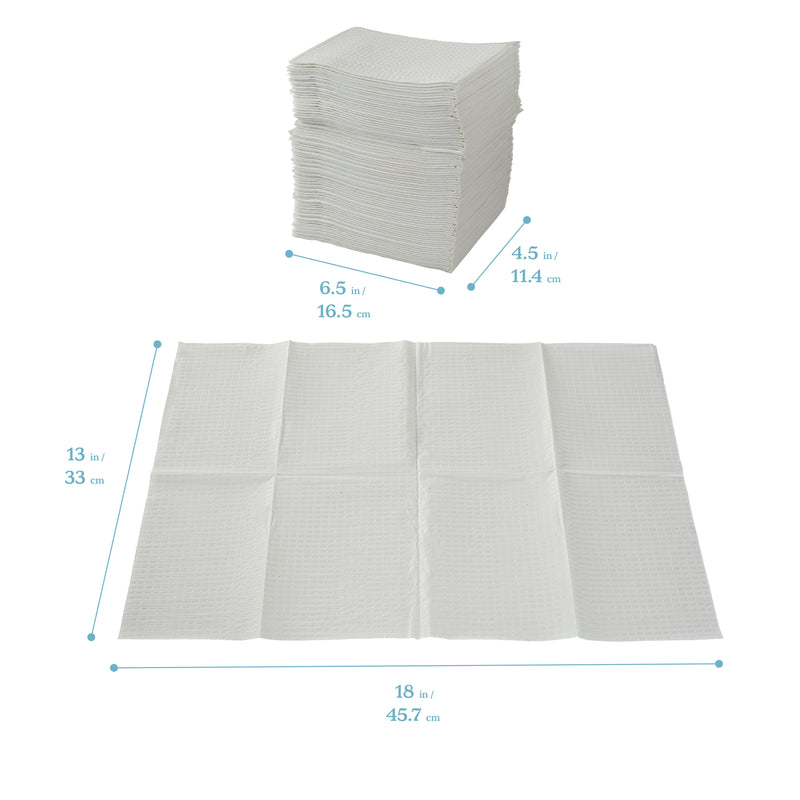 2-Ply Disposable Baby Changing Station Sanitary Liners, 13in x 18in, 500-Pack