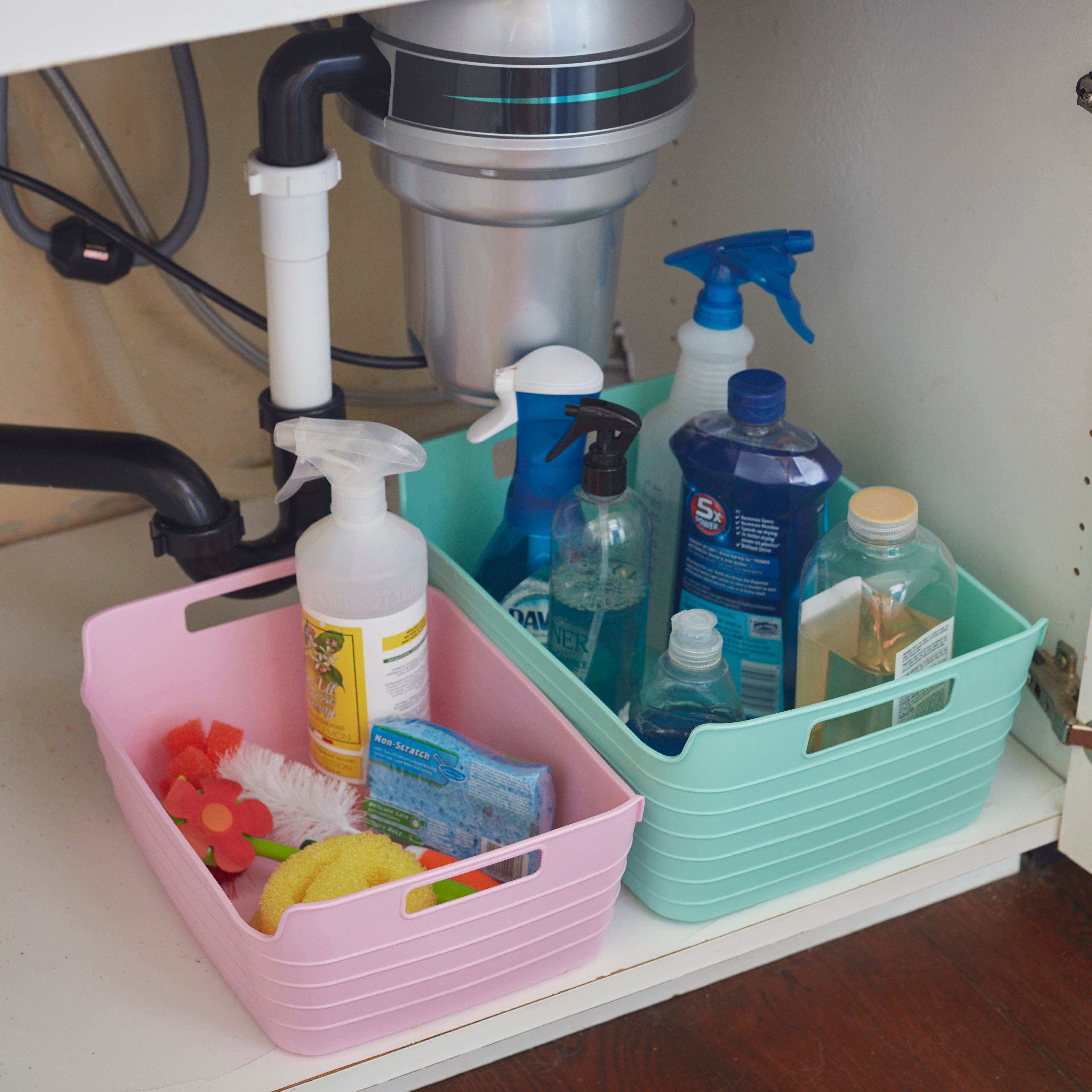 Bendi-Bins with Handles, 13in x 10in, 6-Piece