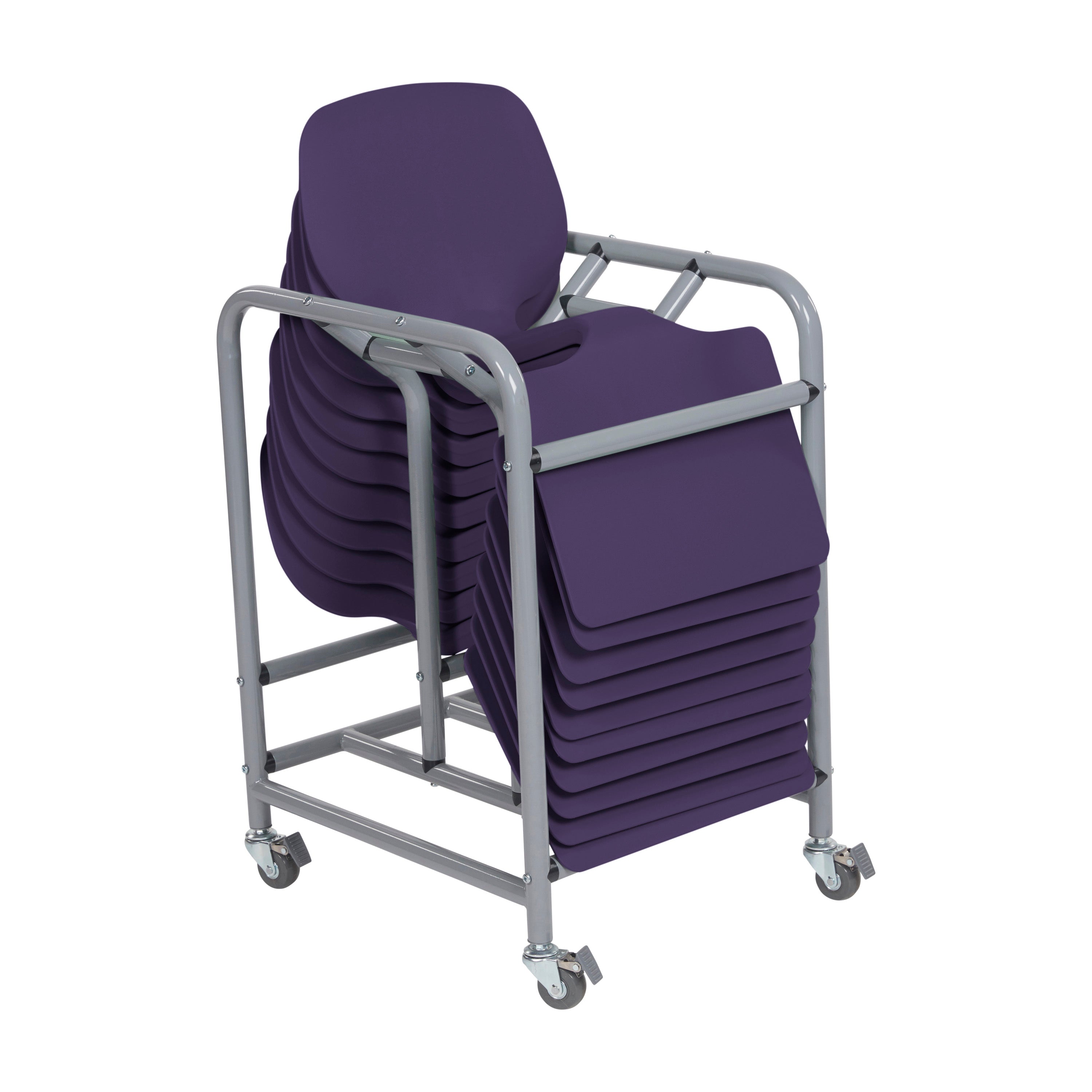 The Surf Portable Desk with Storage Cart, 10-Pack