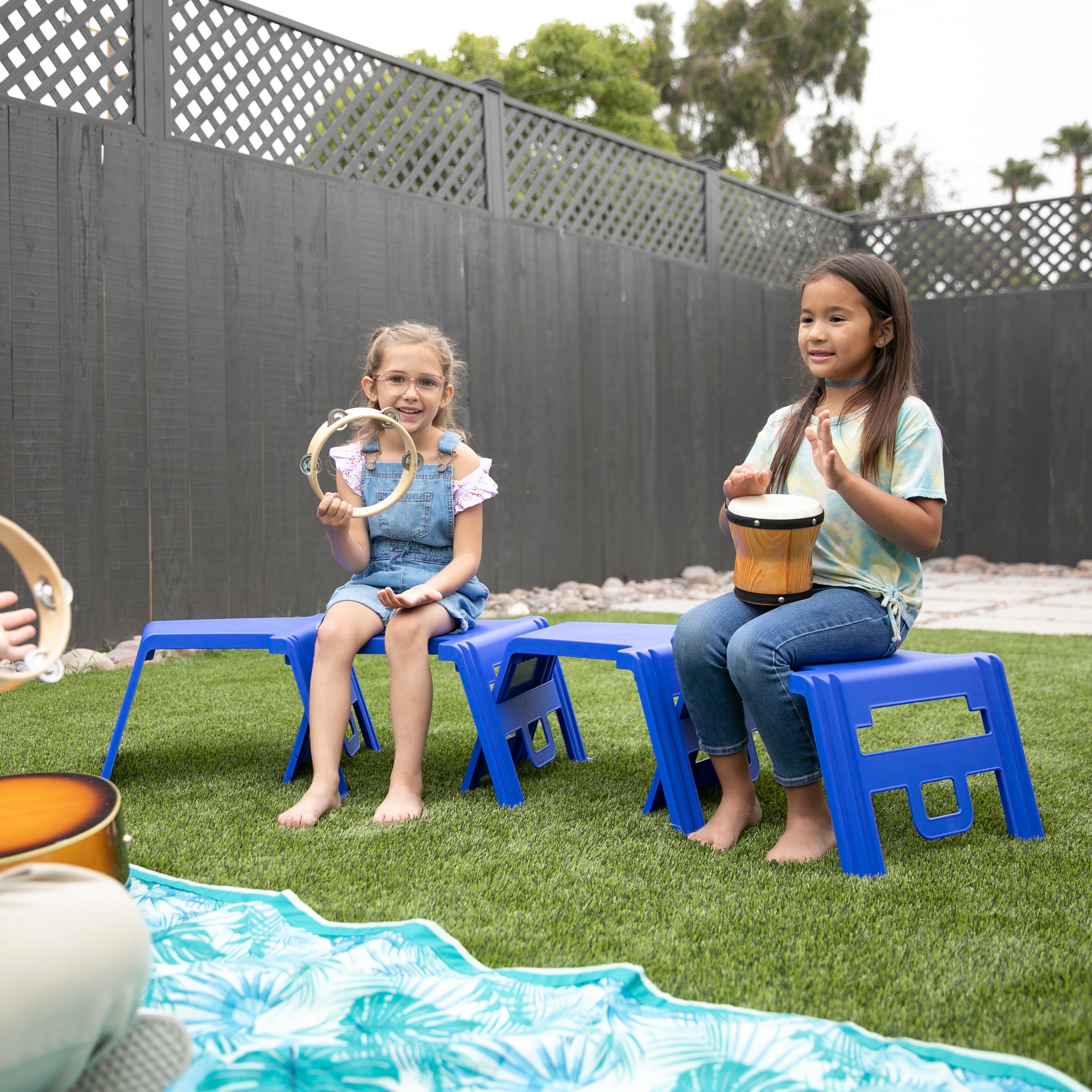 Linking Stool Set, 4-Piece