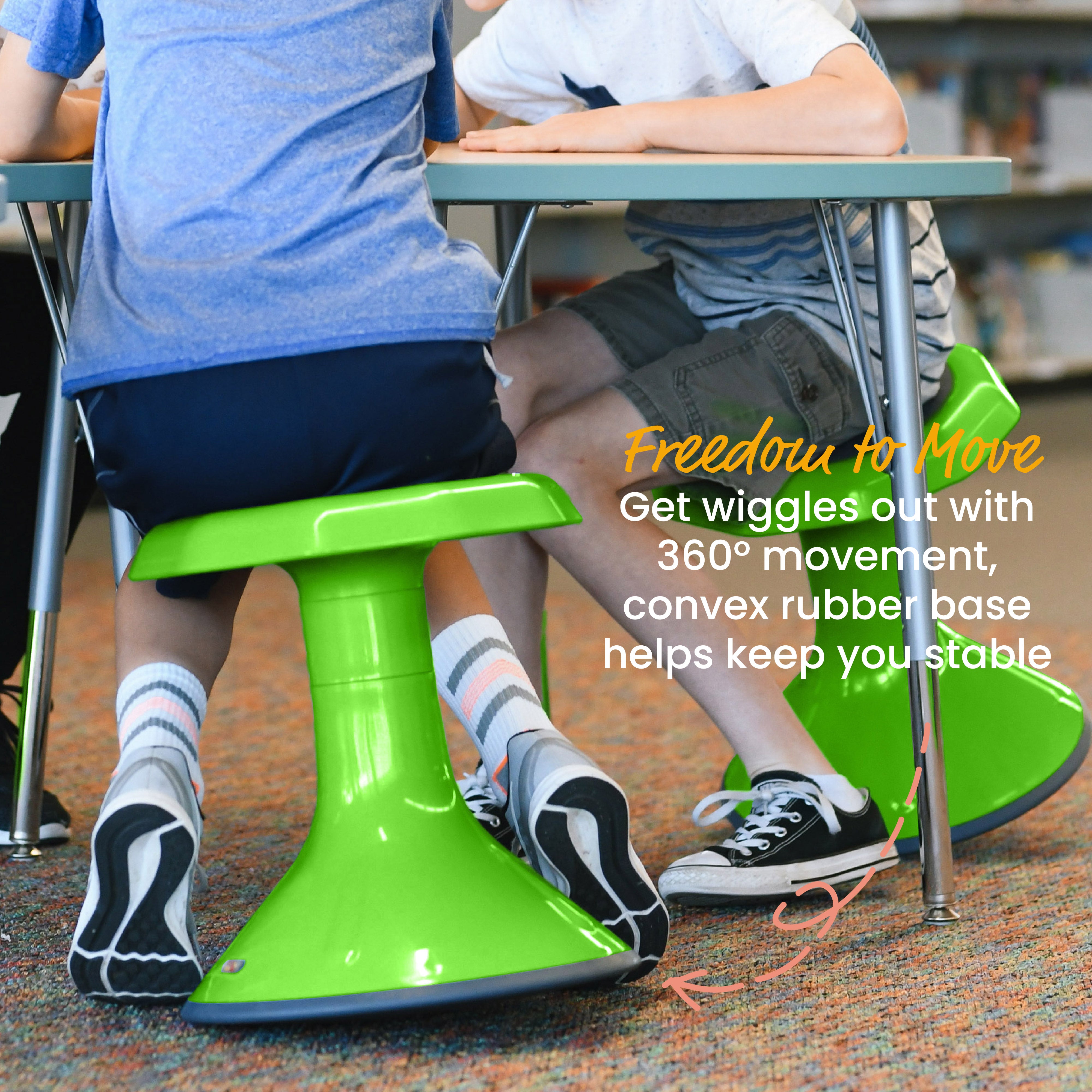 ACE Active Core Engagement Wobble Stool, 15-Inch Seat Height