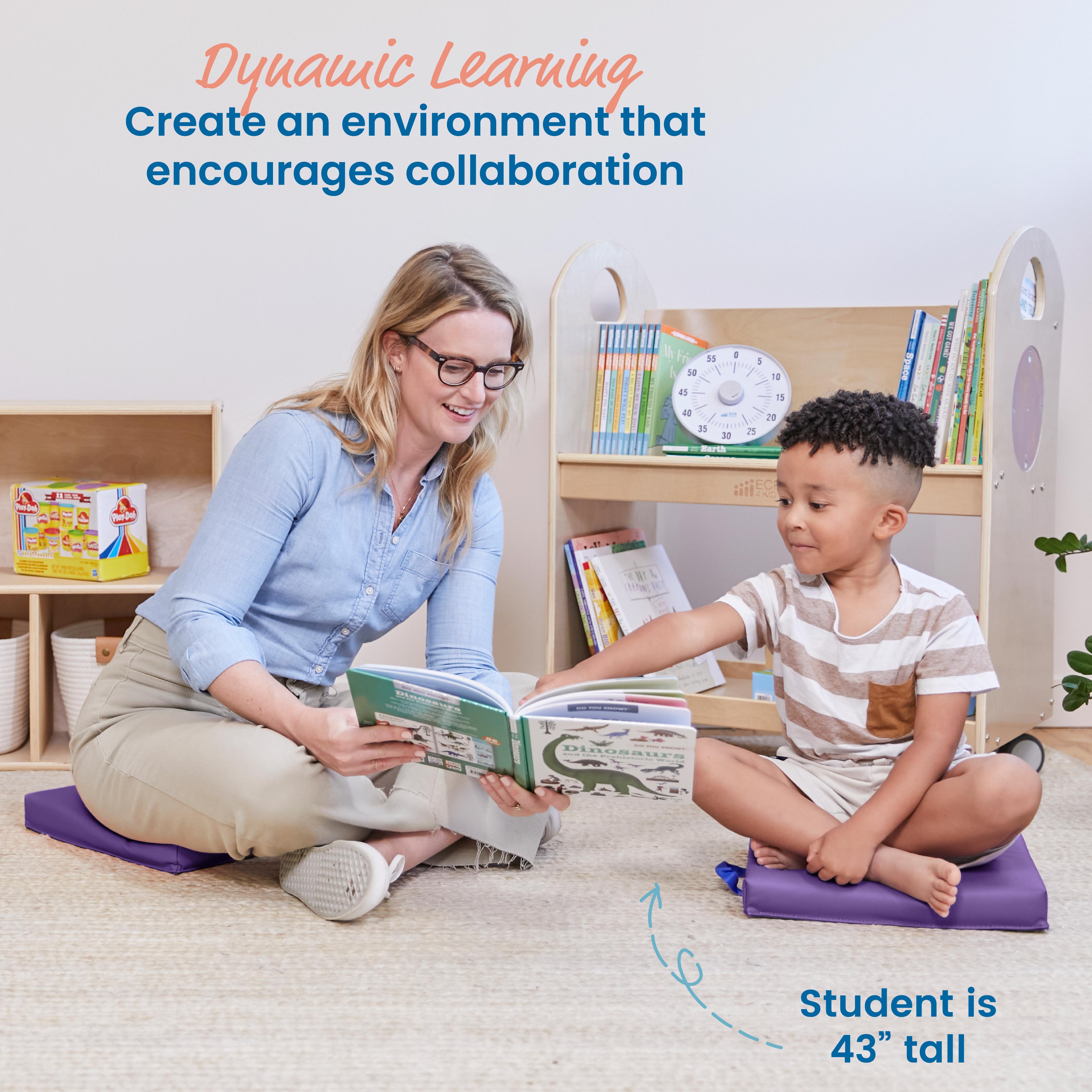 Floor Cushions, Square, 6-Piece