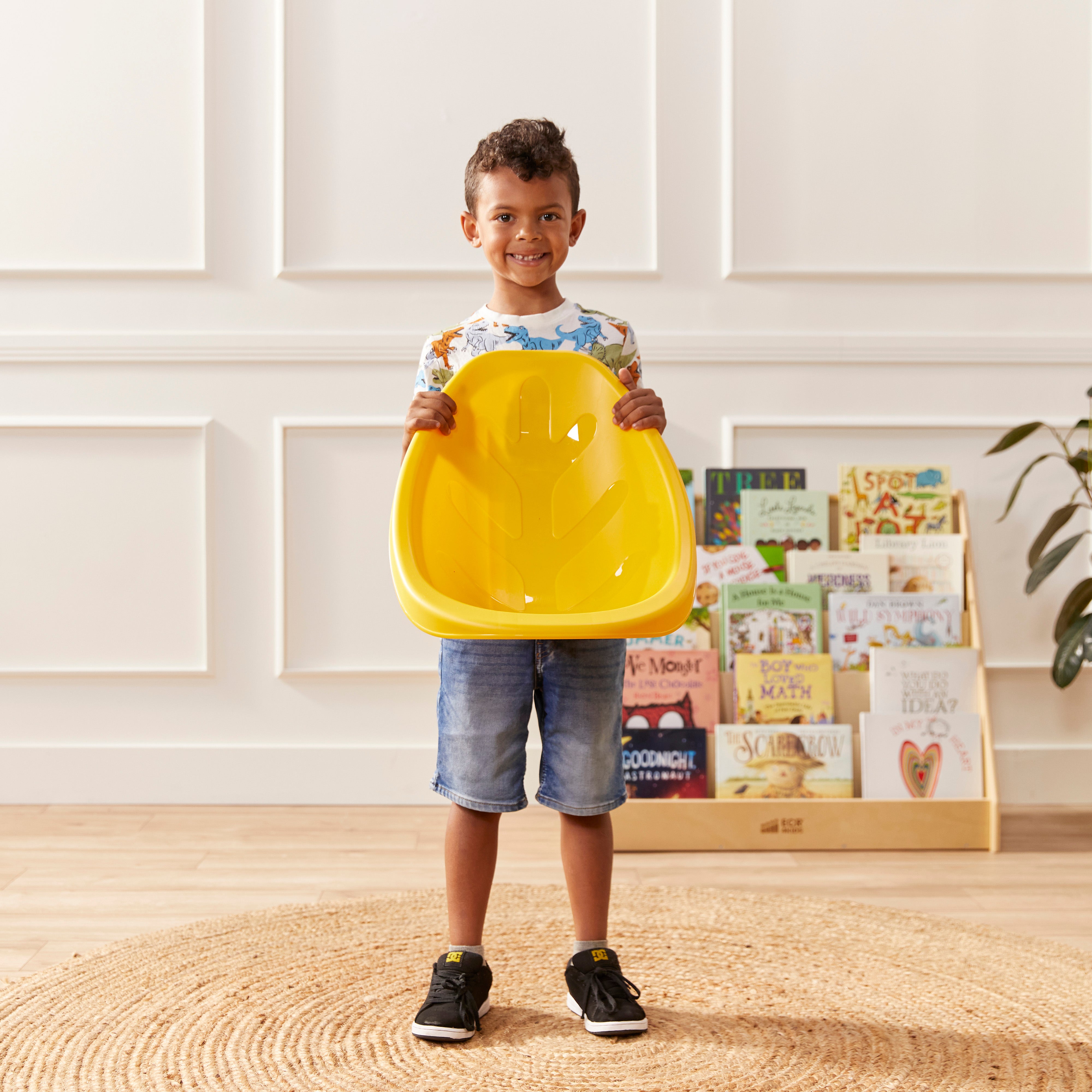 Leaf Floor Seats with Mobile Leaf Seat Cart, 12-Piece