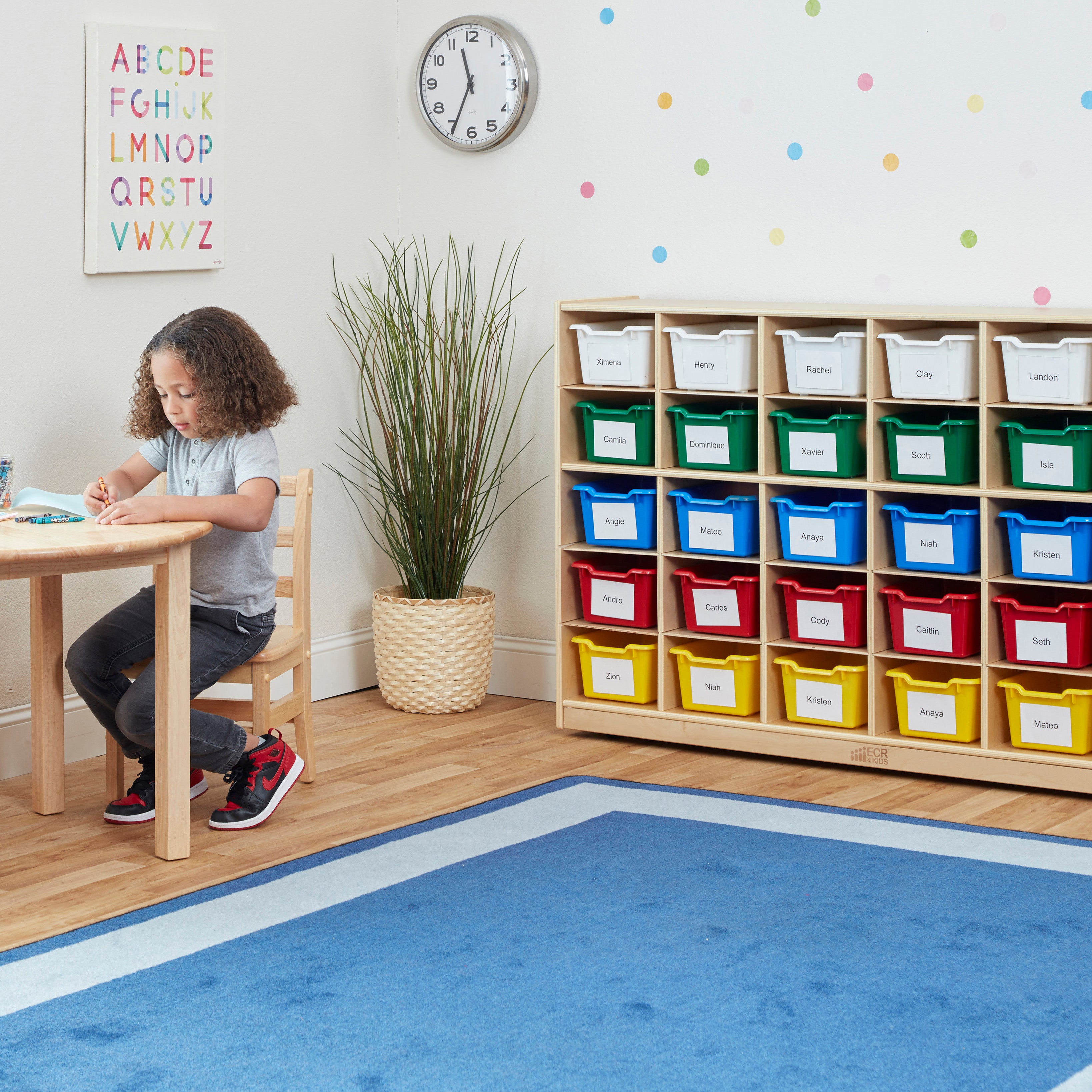 Scoop Front Storage Bins, 25-Piece