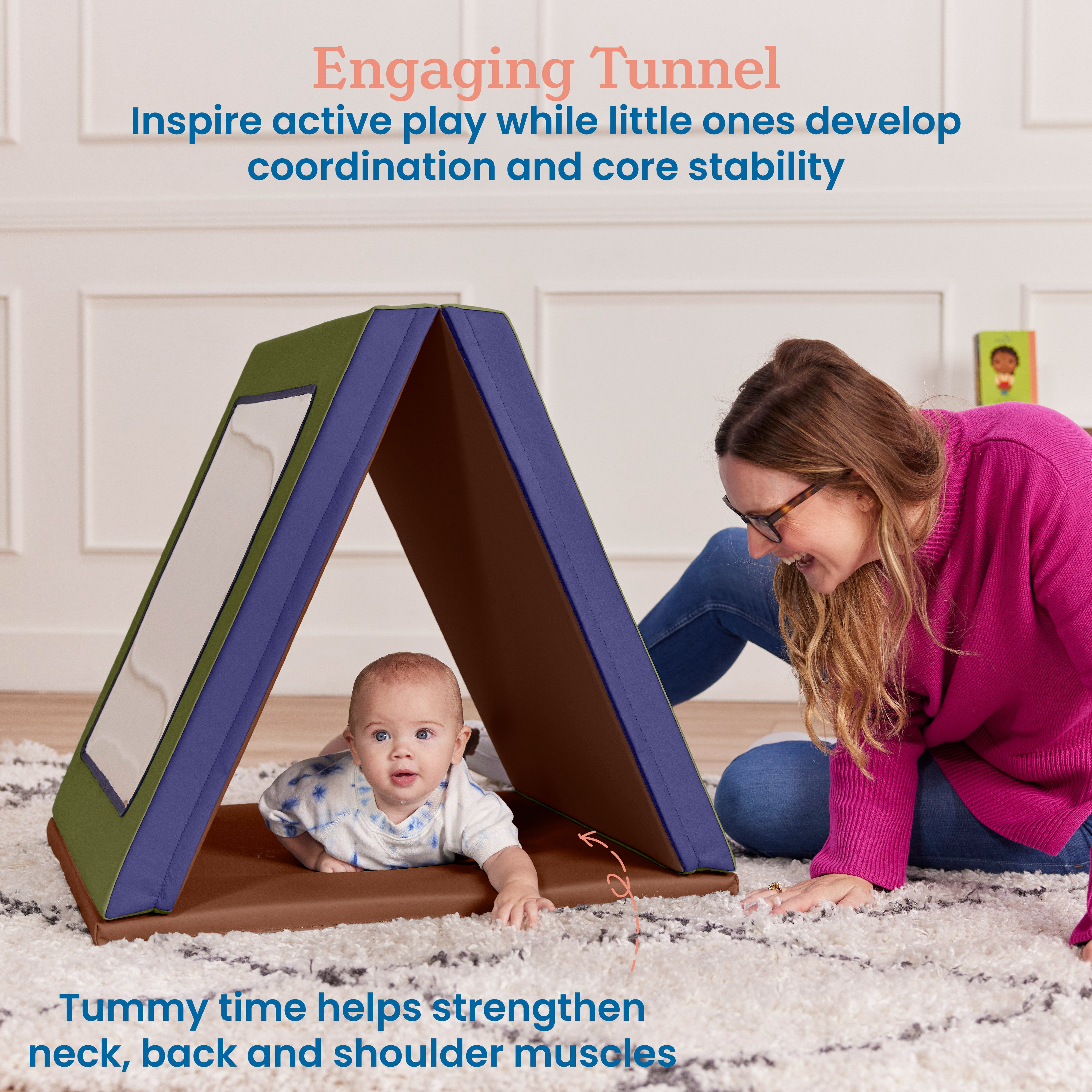 Folding Floor Mirror