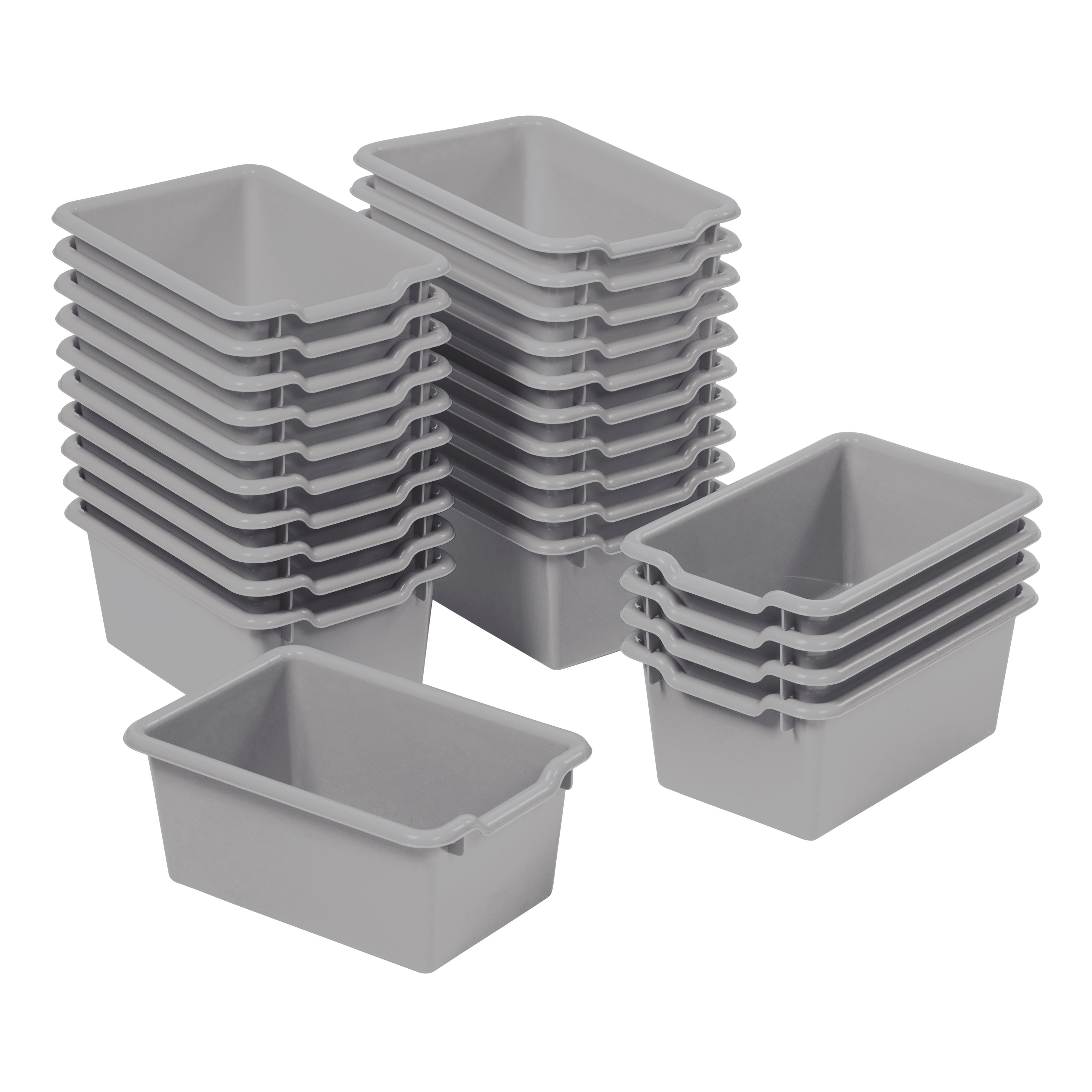 Scoop Front Storage Bins, 25-Piece
