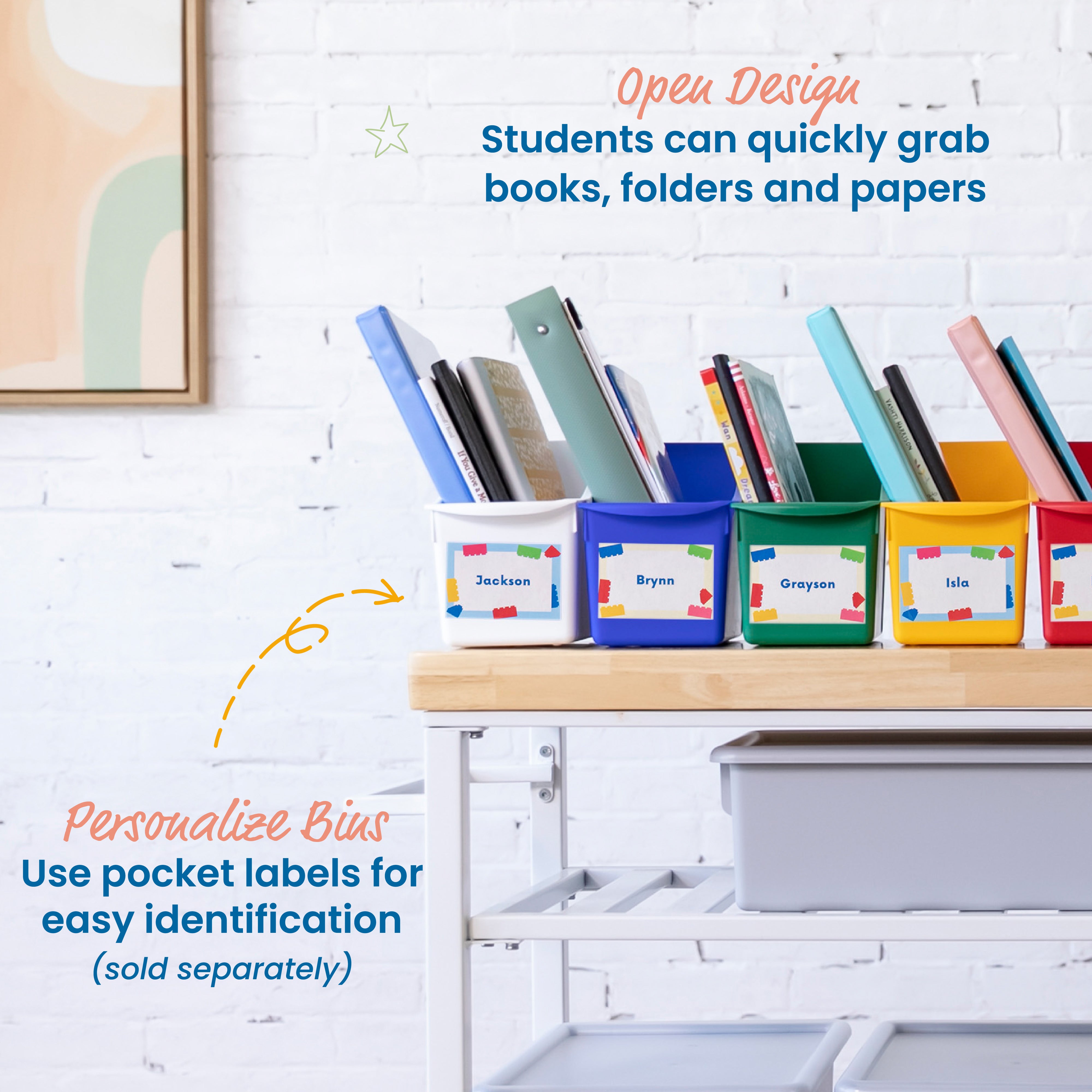 Linking Book Bin, 10-Piece