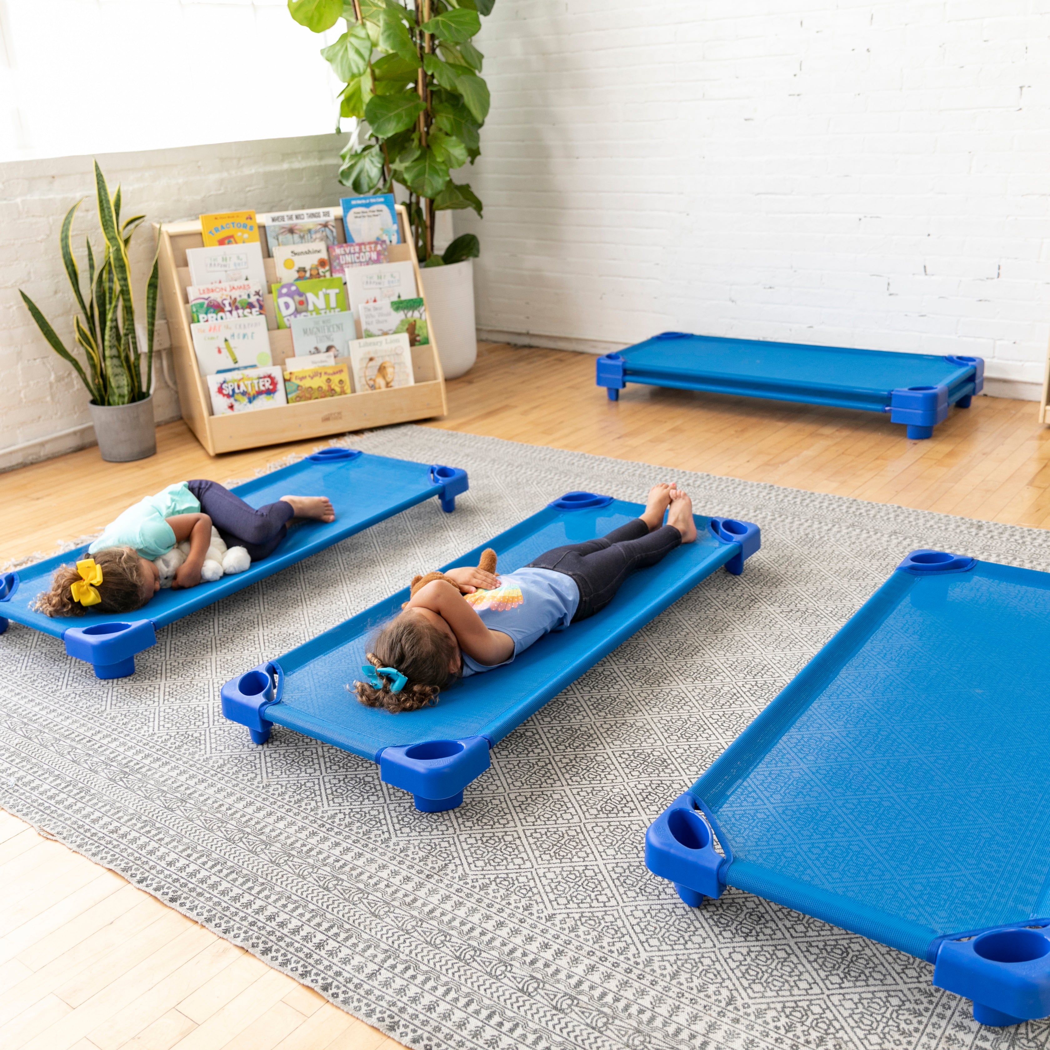 Stackable Kiddie Cot, Ready-to-Assemble, Standard Size, 6-Pack