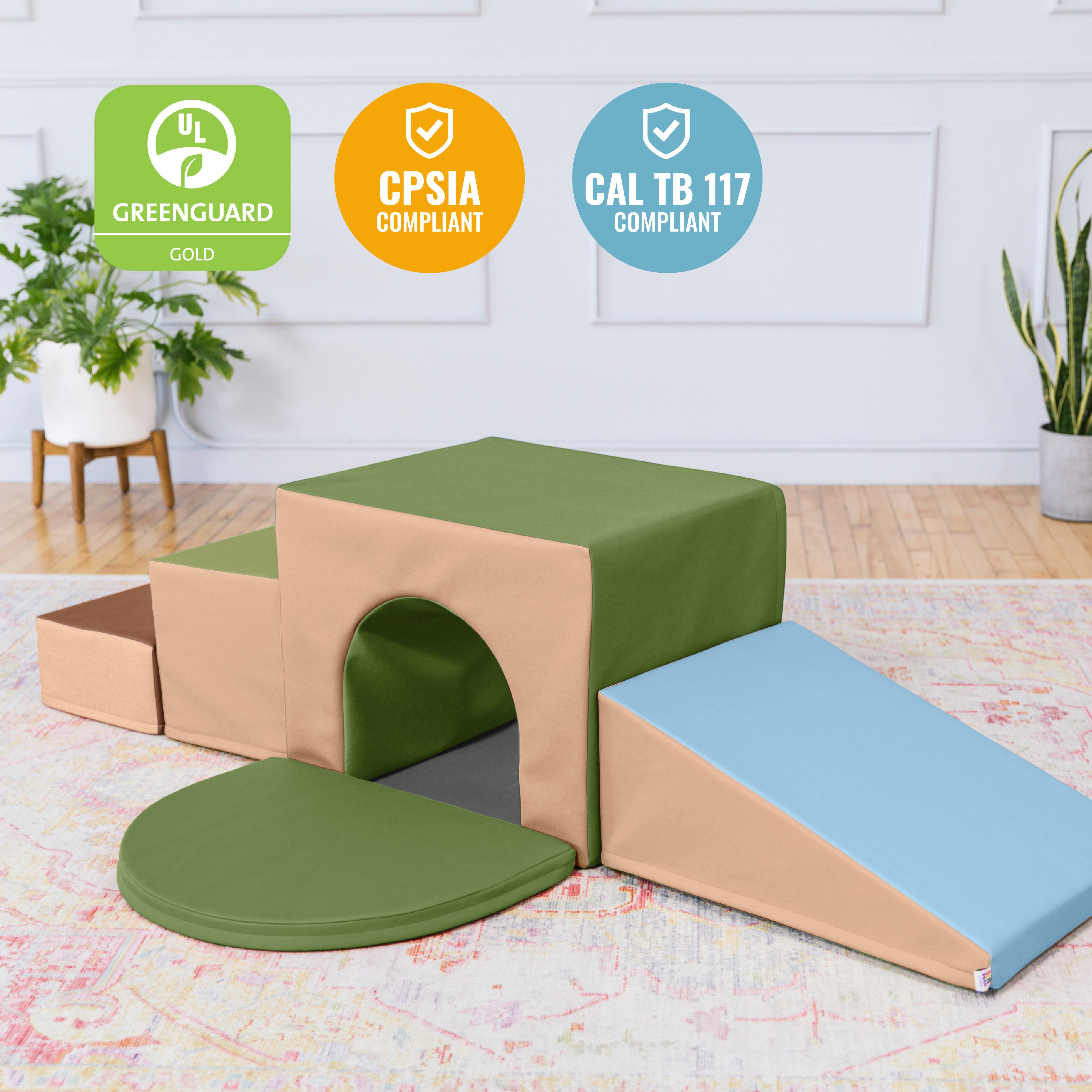 Single Tunnel 360 Degree Climber, 6-Piece