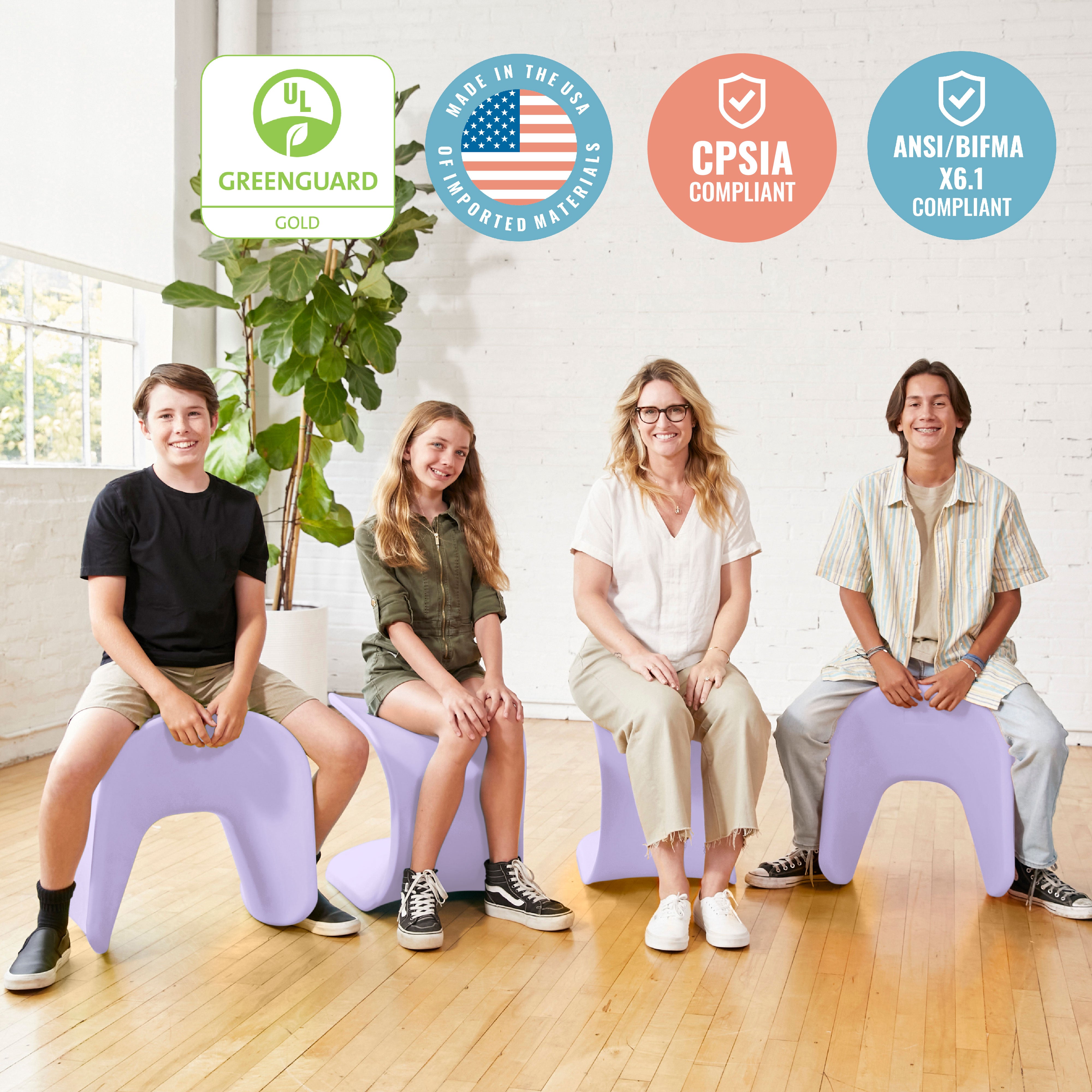 Wave Seat, 18in - 19.6in Seat Height