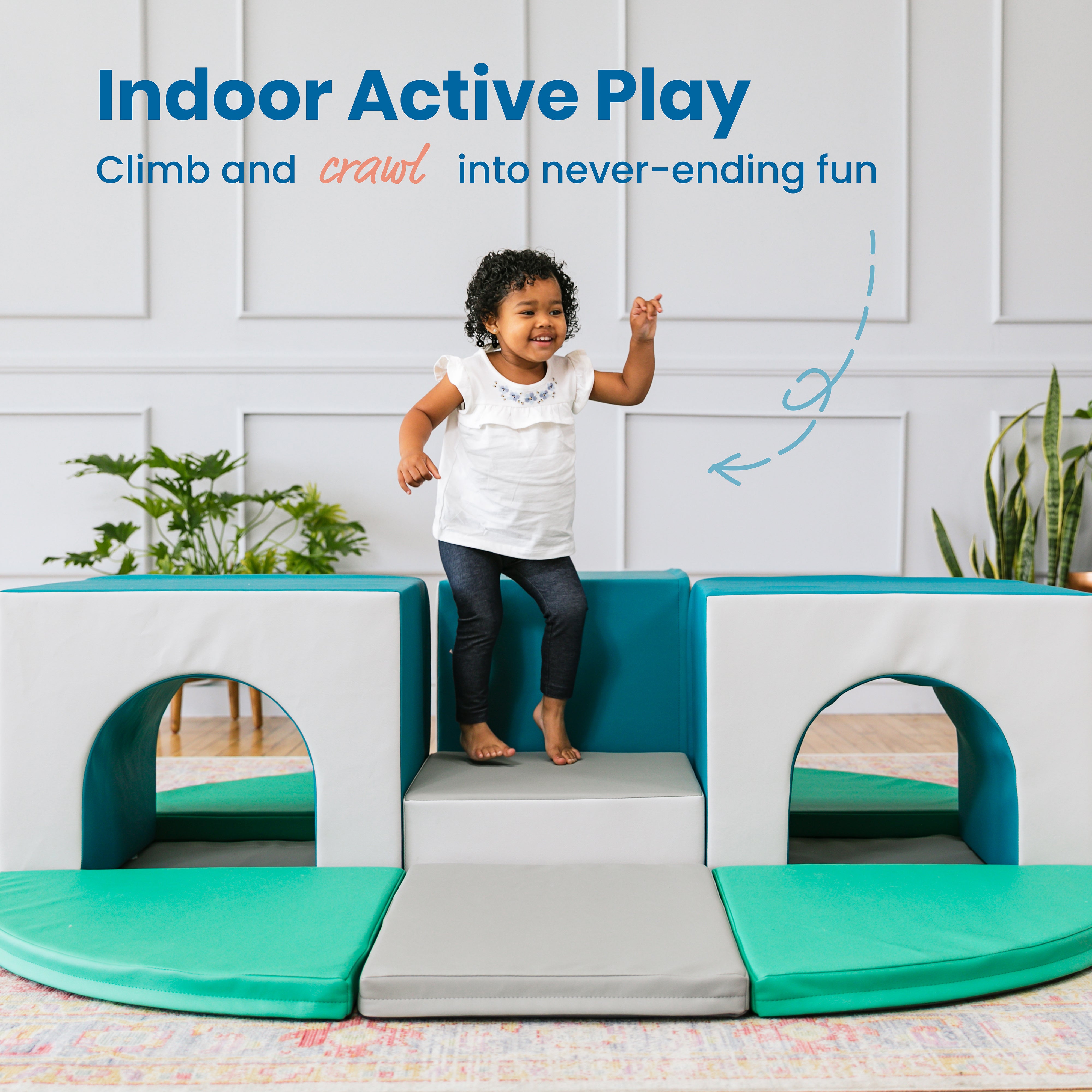 Triple Tunnel Maze, 9-Piece