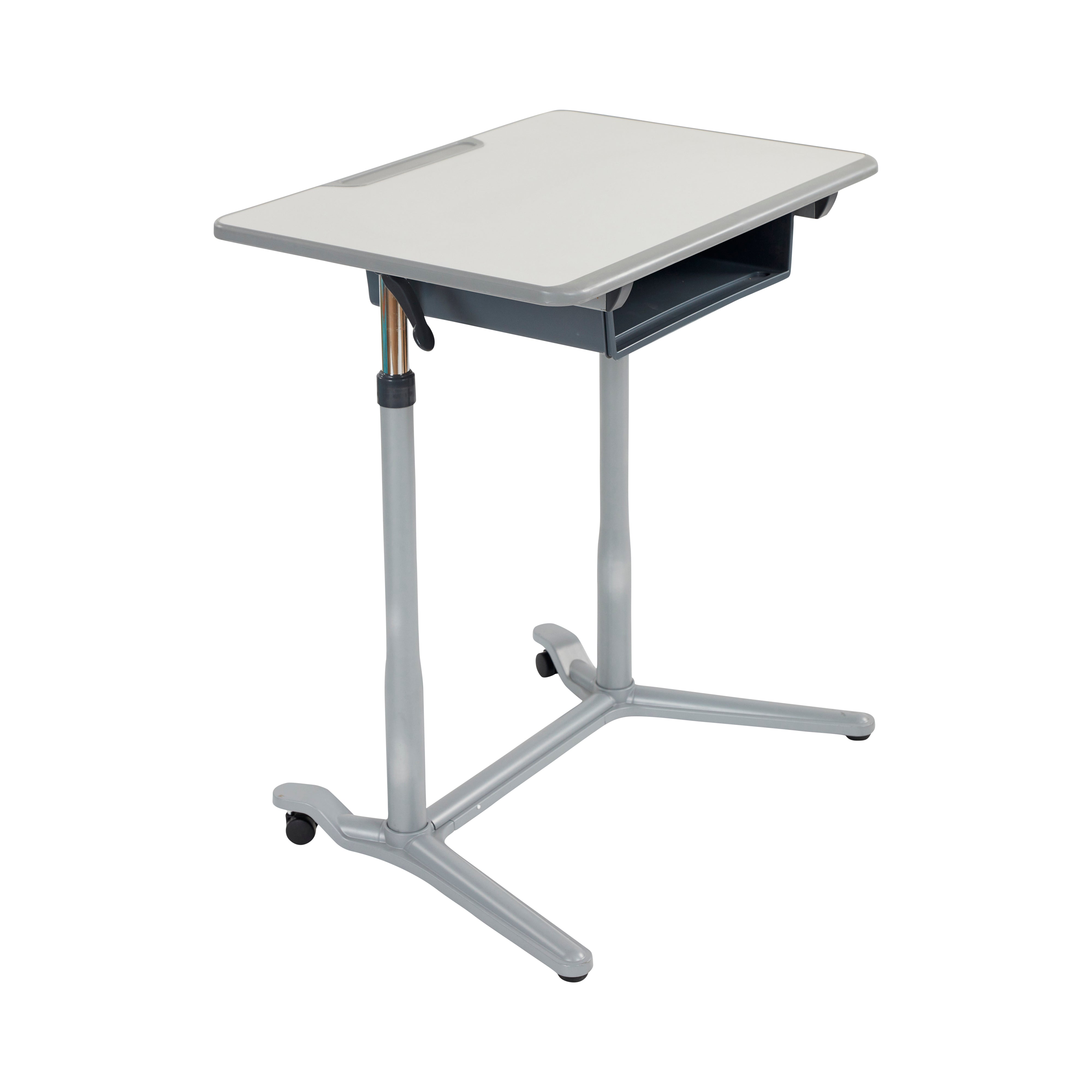 3S Mobile Desk, Sit Stand and Store, Adjustable