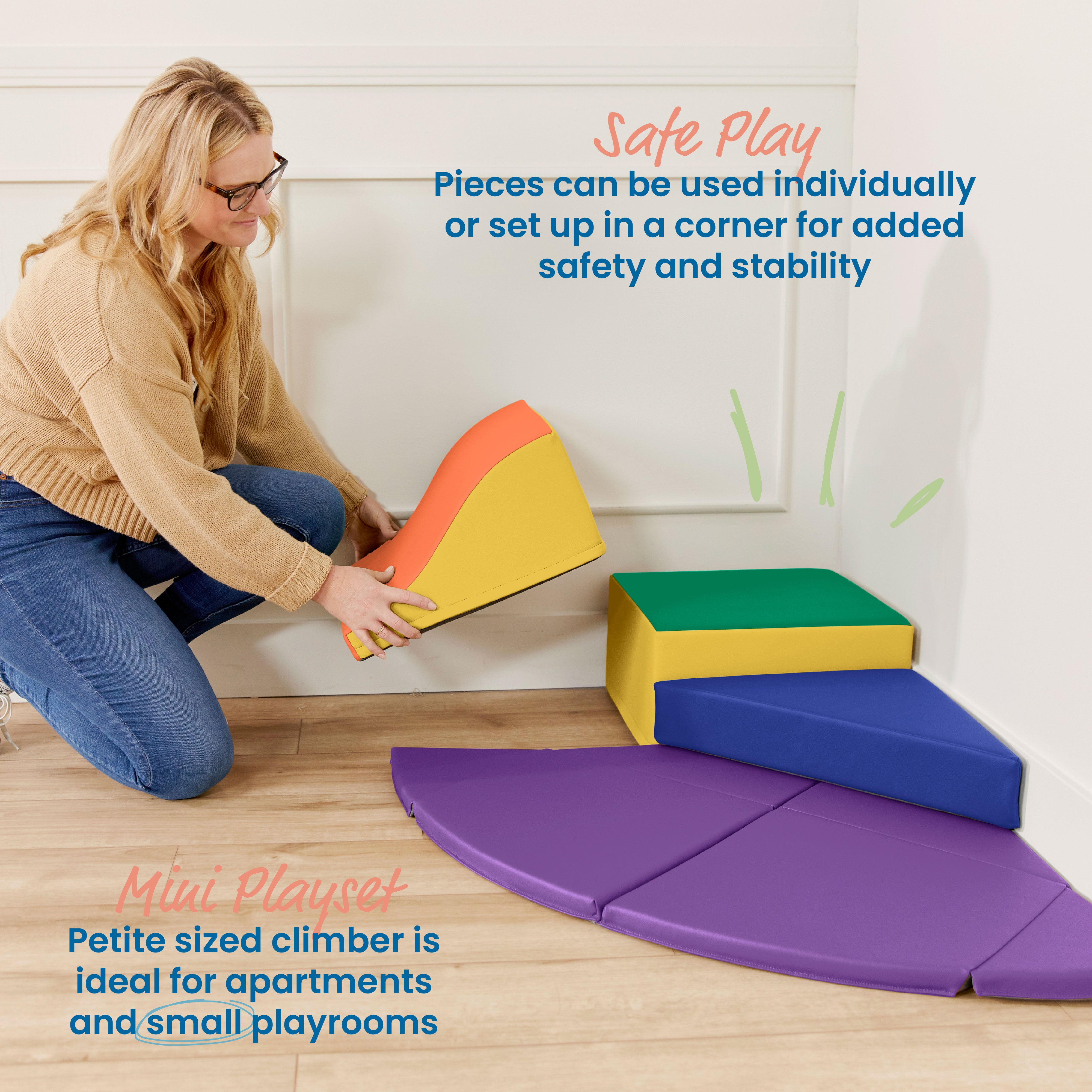 SoftZone Junior Adventurer's Summit Slide, 4-Piece