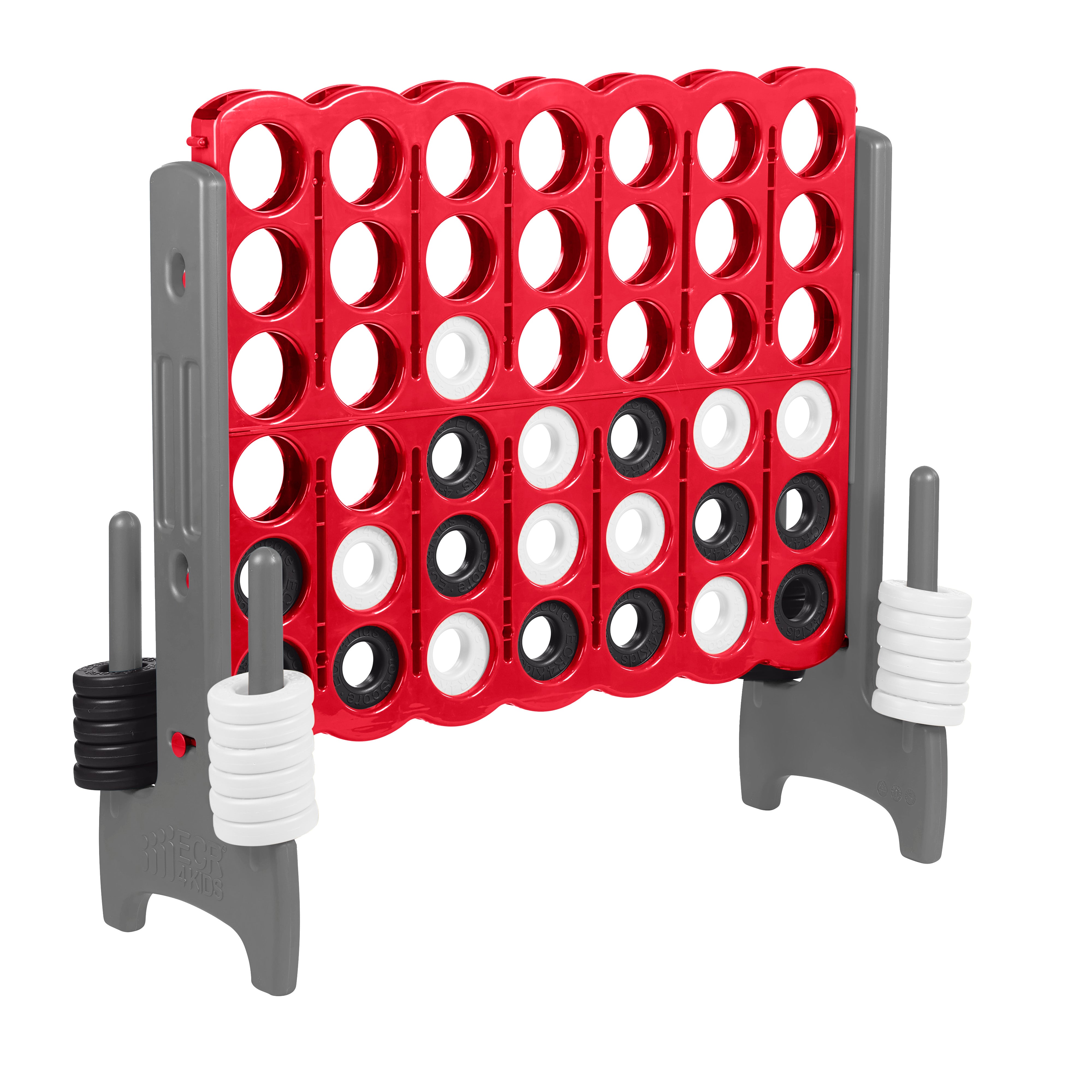 Jumbo 4-To-Score Giant Game with 42 Rings and Reset Sliders