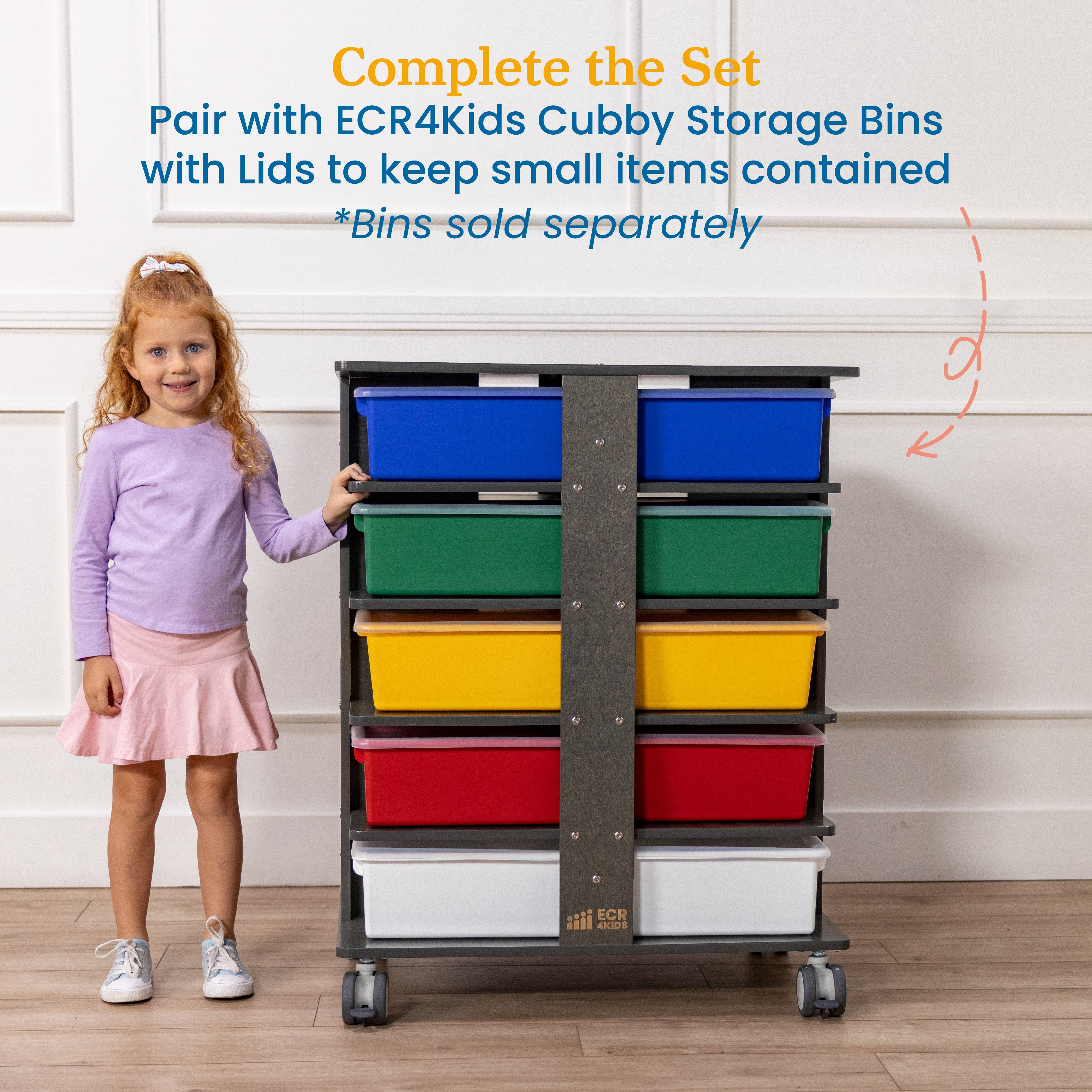 20-Compartment Mobile Storage Tower, 5x4