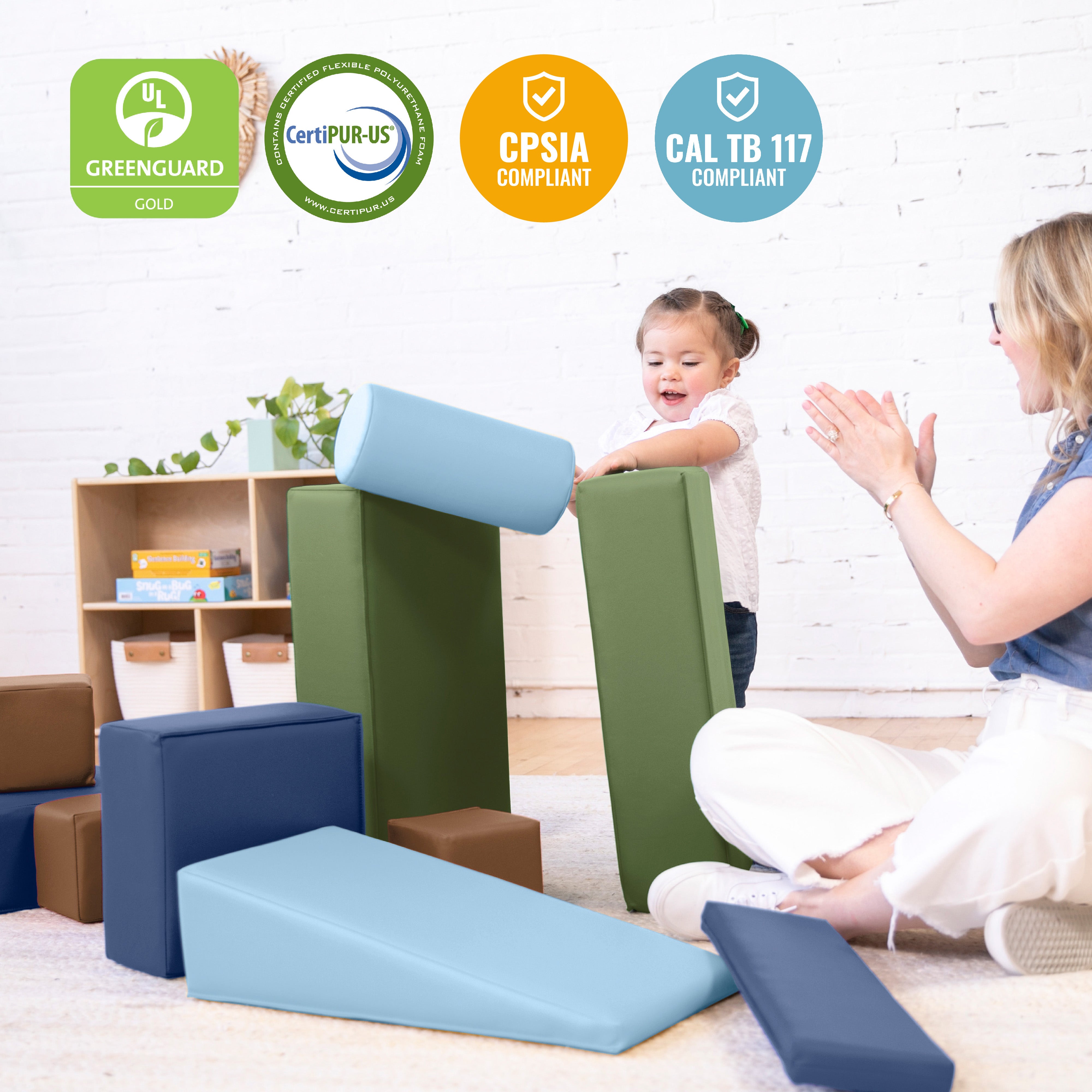 Soft Builder Blocks, 16-Piece