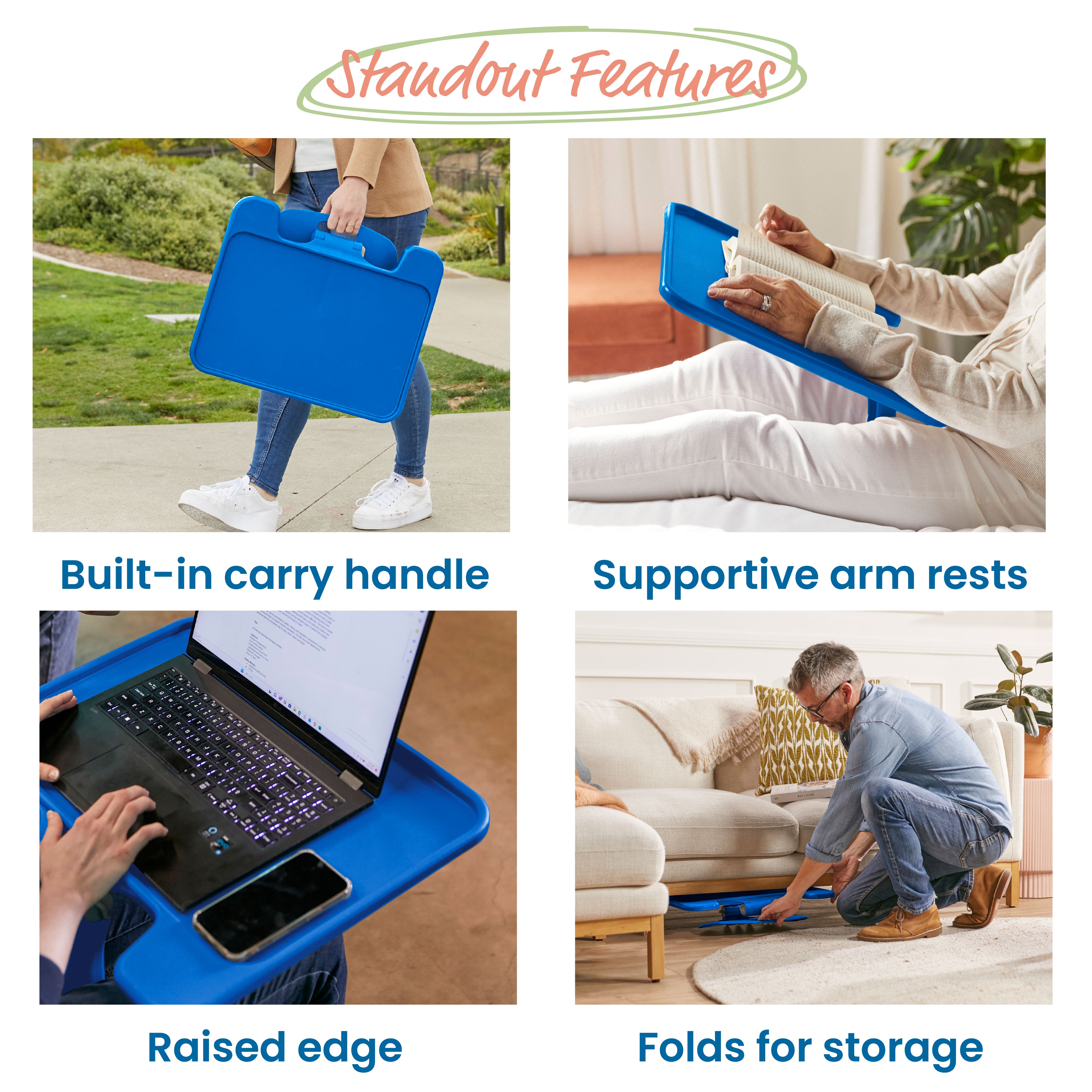 The Surf Folding Portable Lap Desk, Large