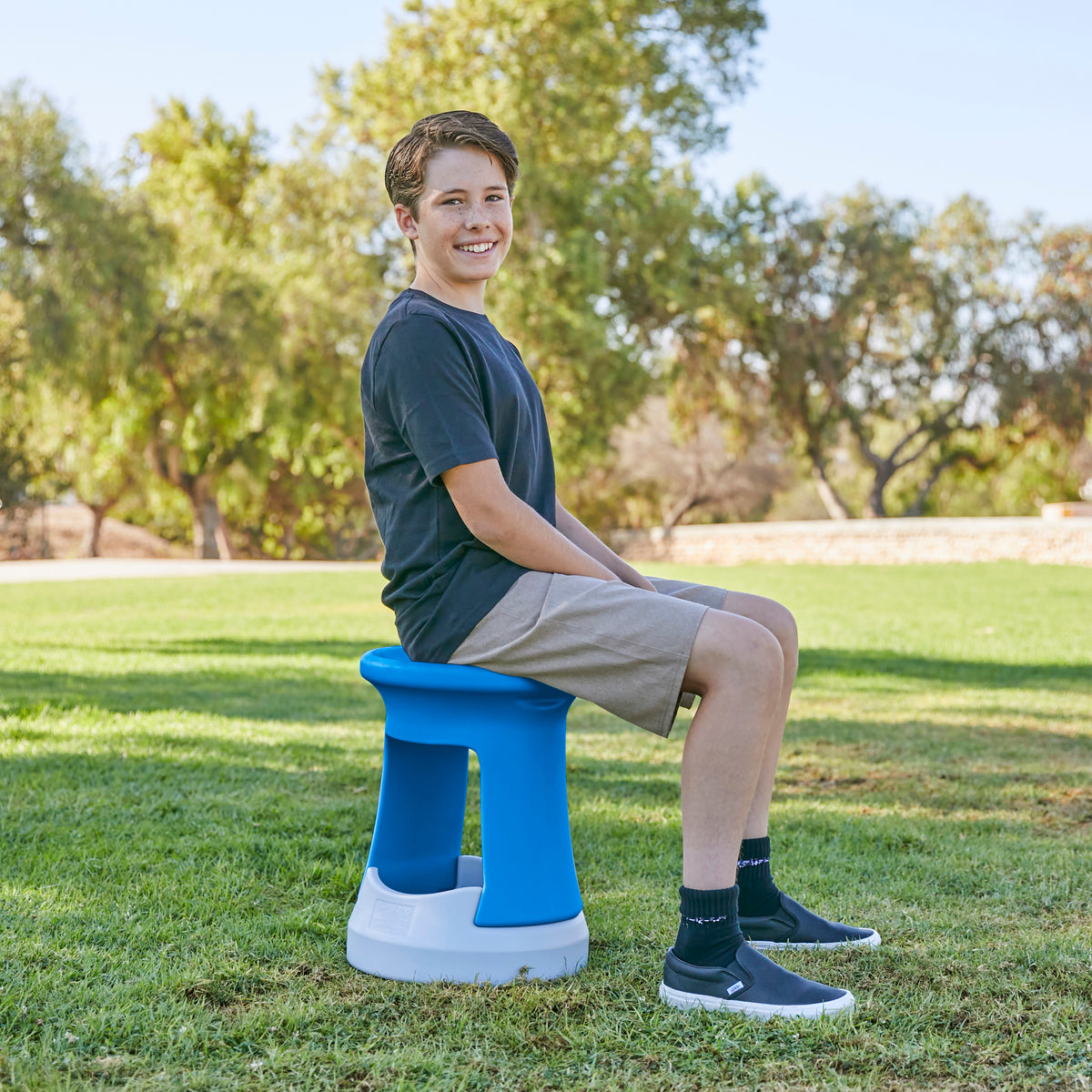 Active Storage Wobble Stool, 18in Seat Height