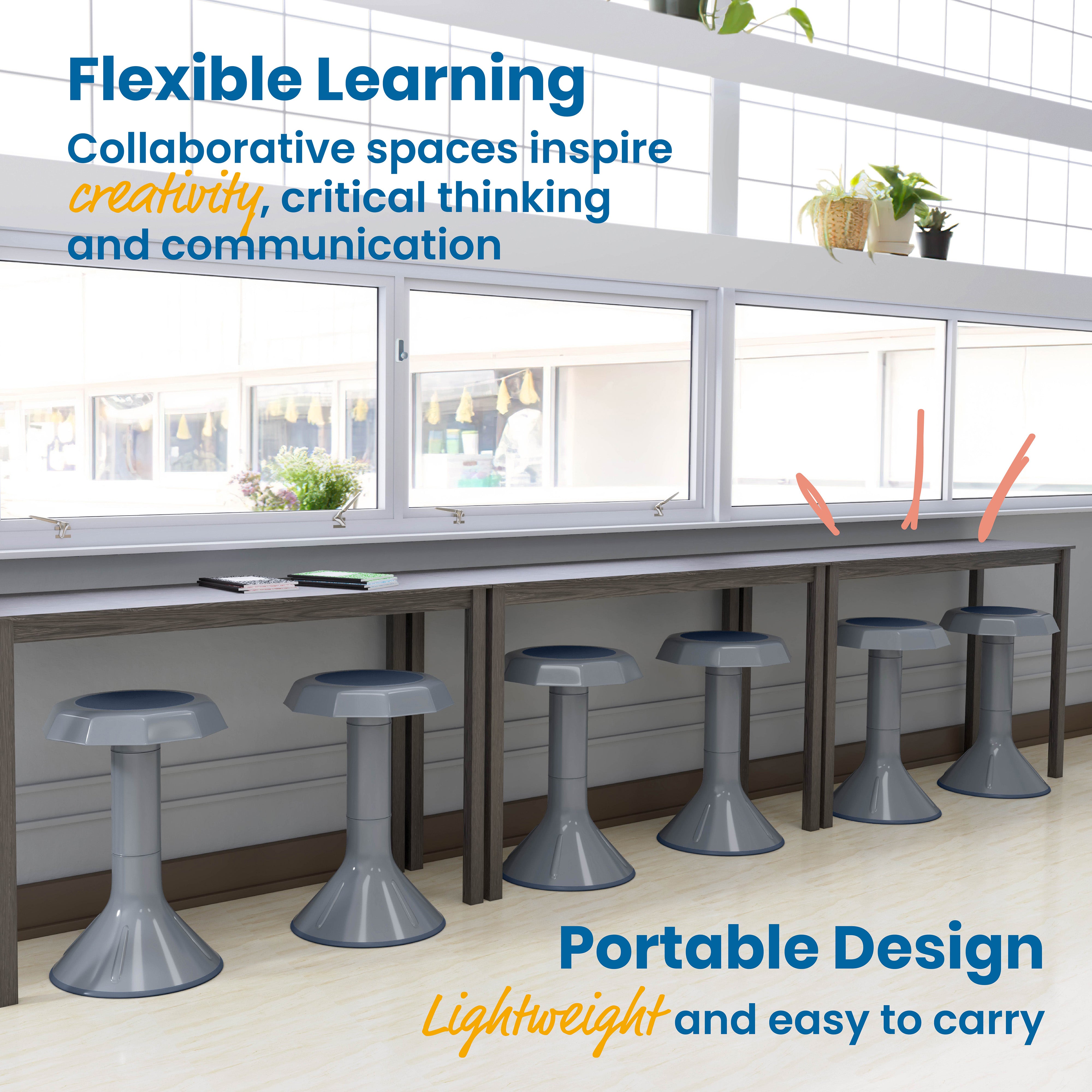 ACE Active Core Engagement Wobble Stool, 20-Inch Seat Height