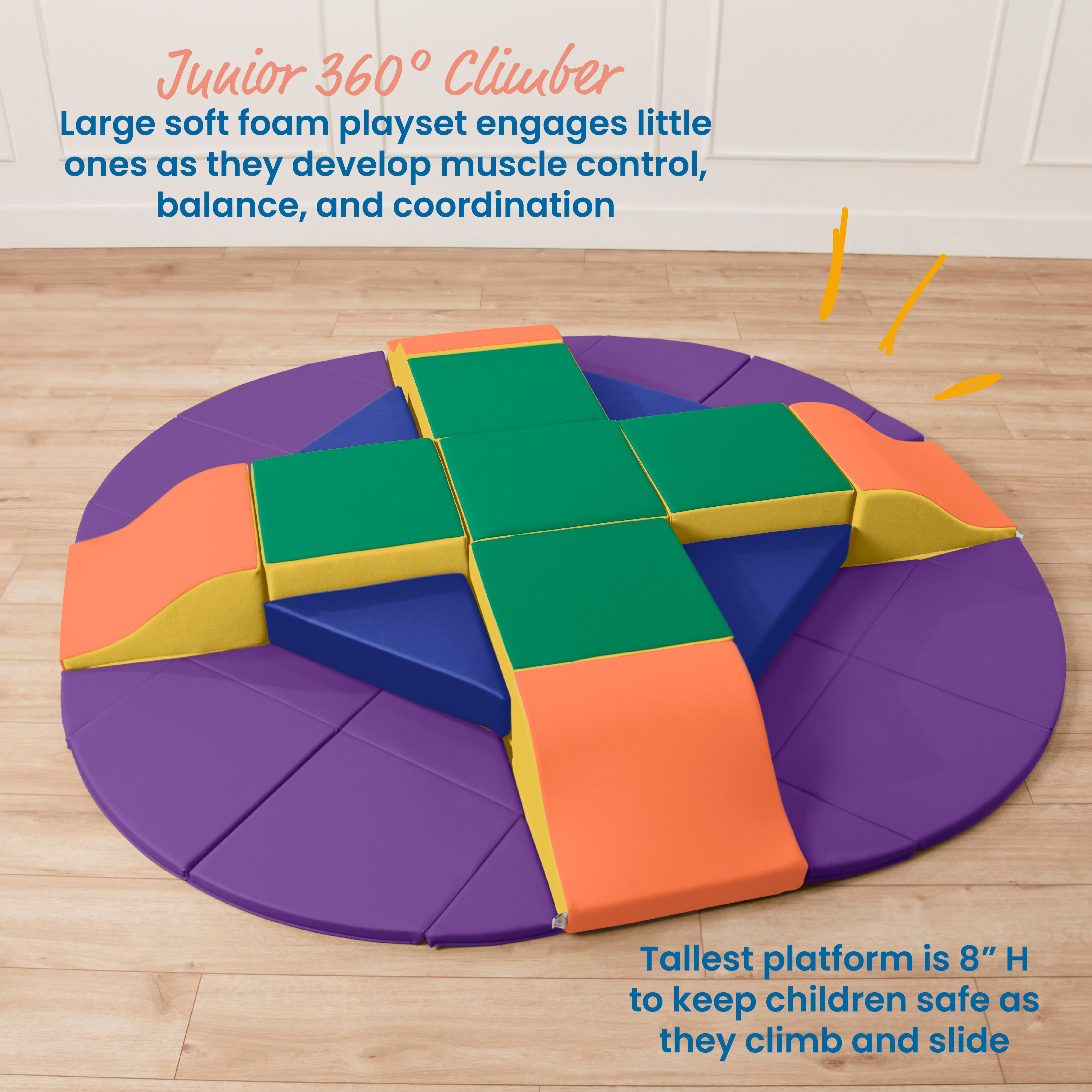 Junior Adventurer's Summit with Slides, 17-Piece
