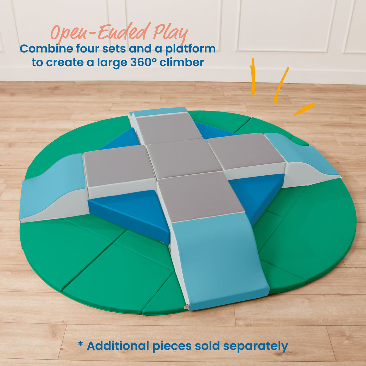 Junior Adventurer's Summit Slide Corner Climber, 4-Piece