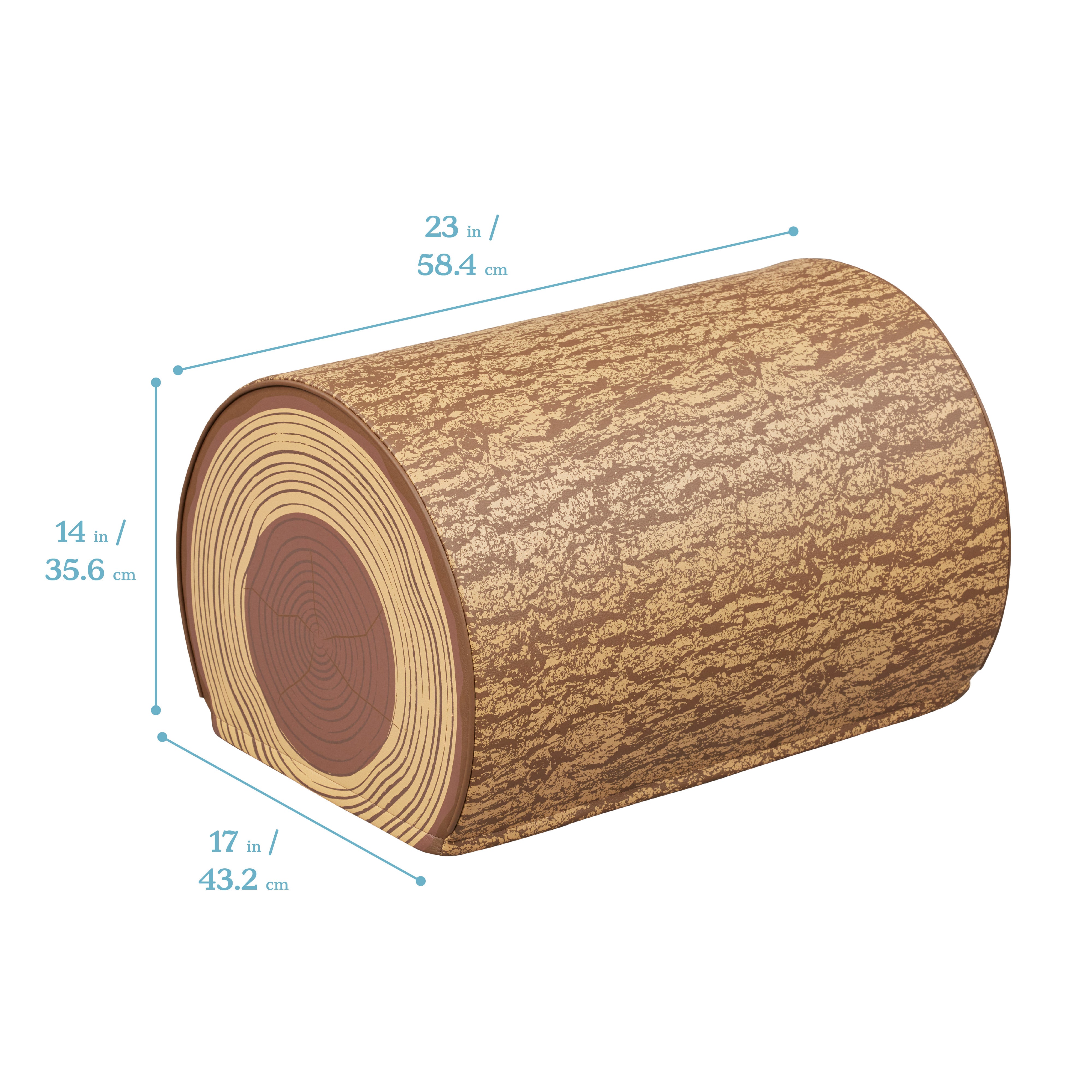 Tree Log Seat, 14in